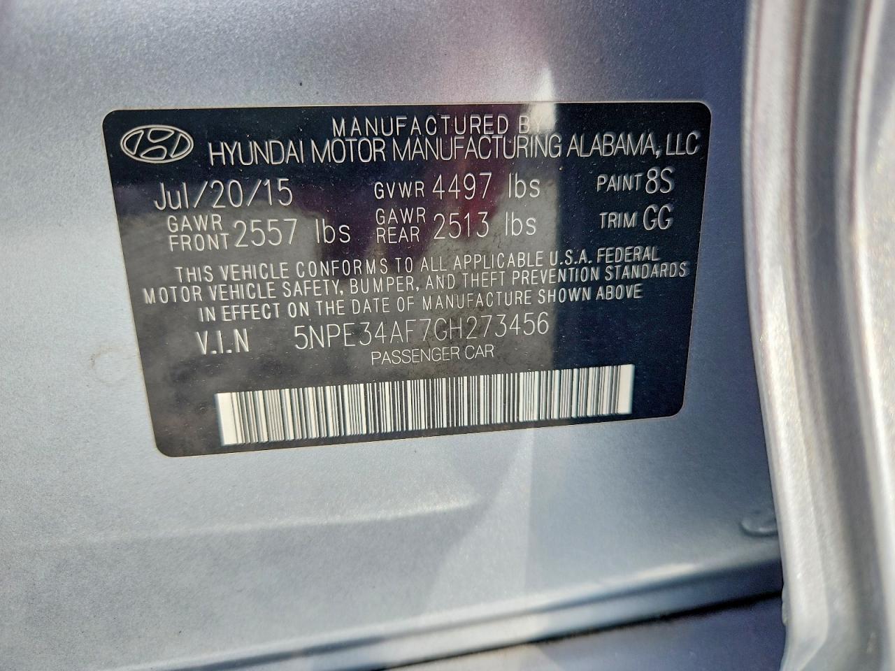 2016 Hyundai Sonata Limited Silver vin: 5NPE34AF7GH273456