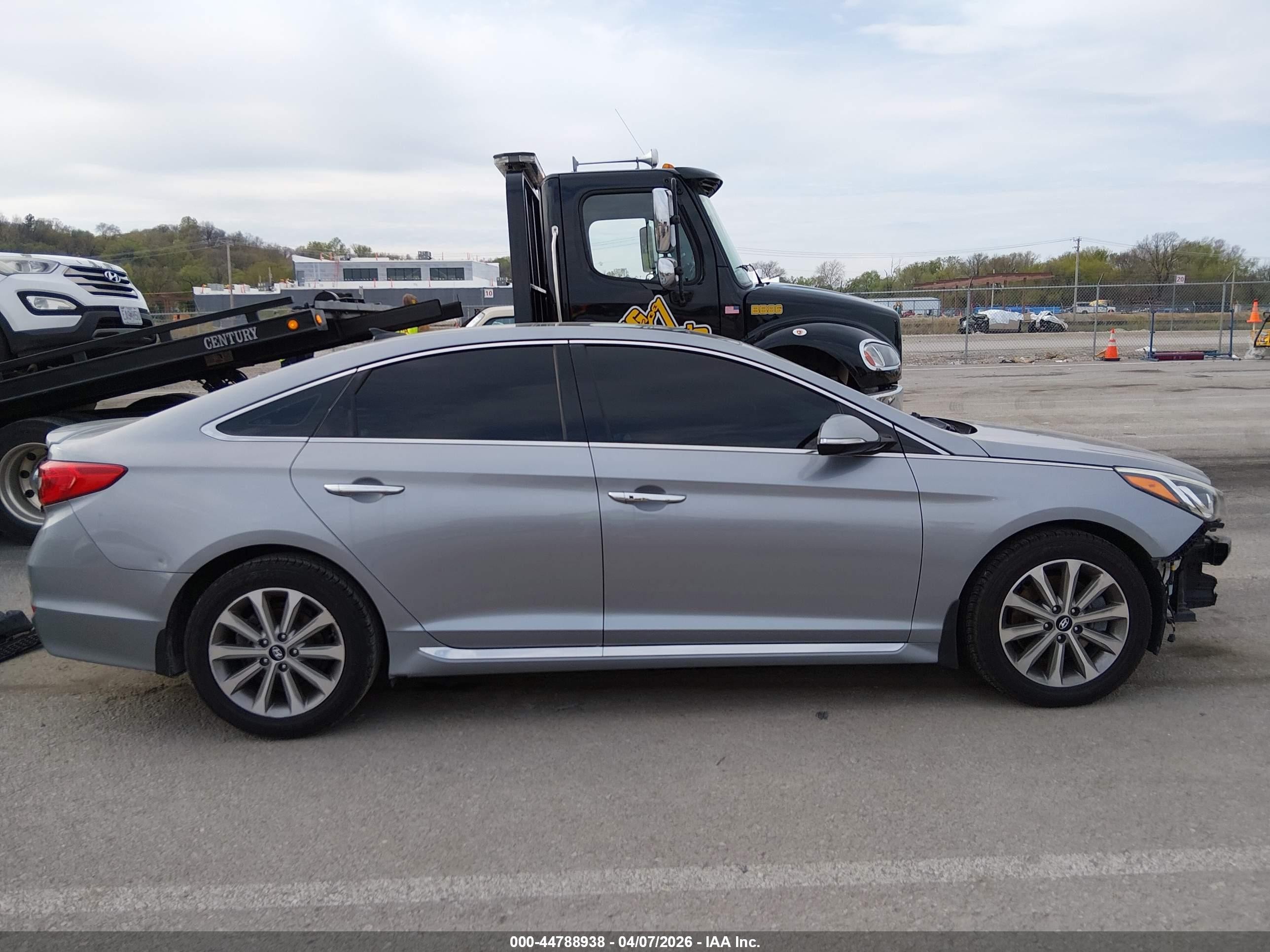 2016 Hyundai Sonata Limited Gray vin: 5NPE34AF7GH296977