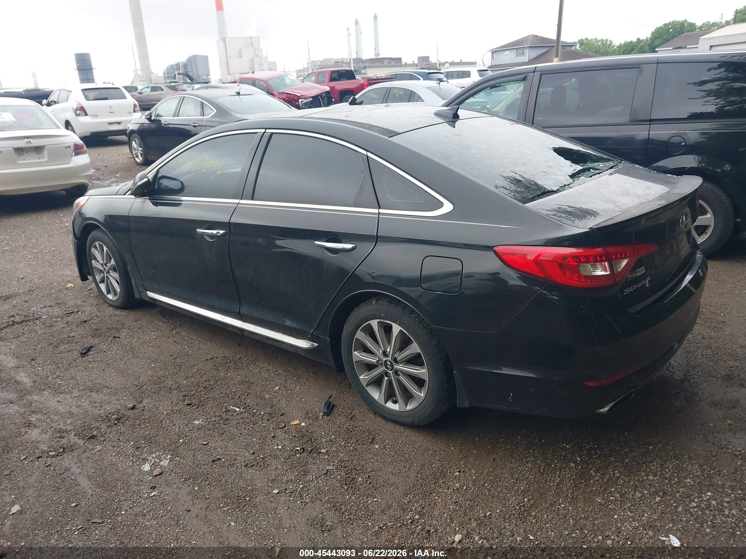 2016 Hyundai Sonata Limited Black vin: 5NPE34AF7GH300722