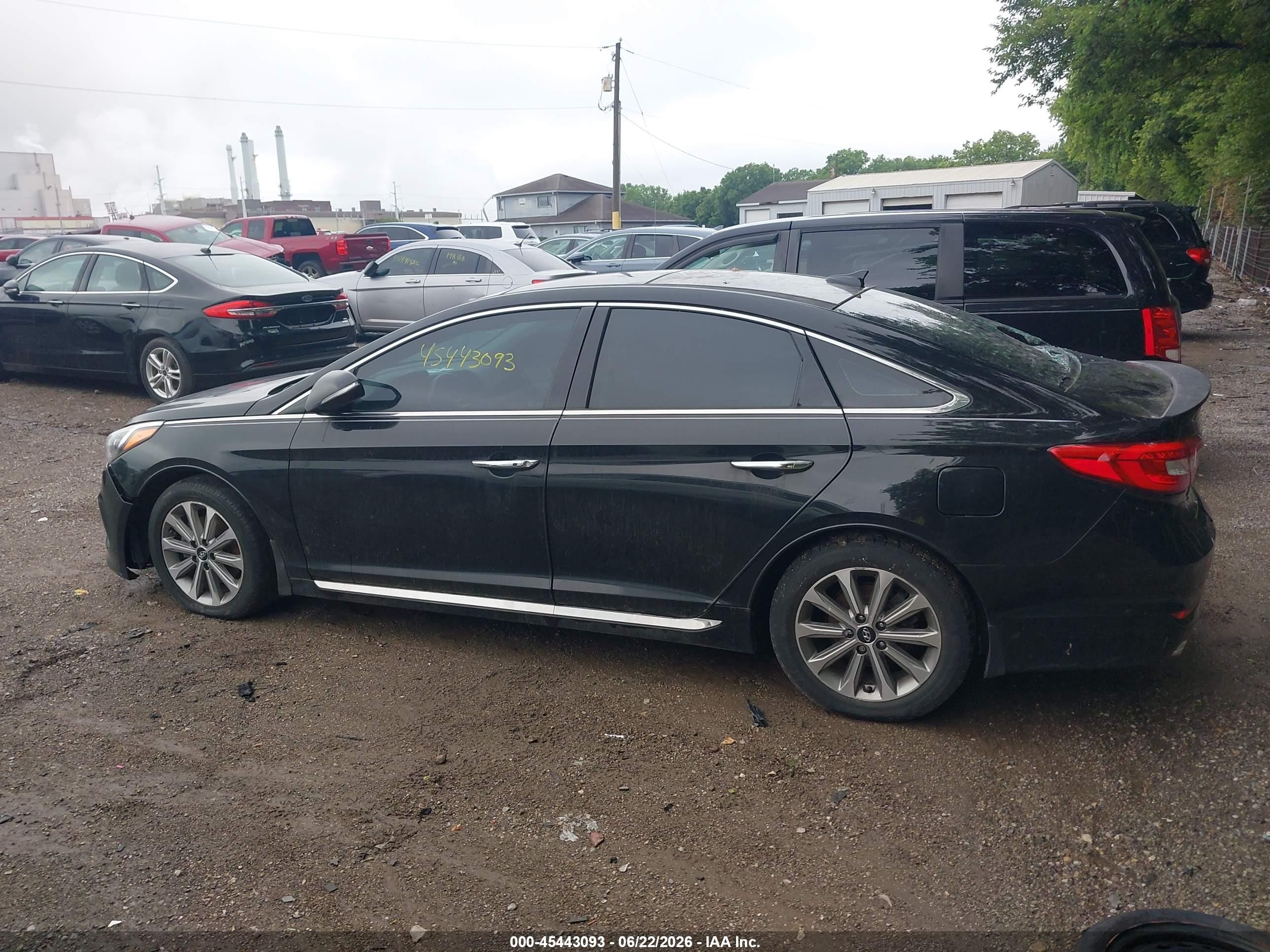 2016 Hyundai Sonata Limited Black vin: 5NPE34AF7GH300722
