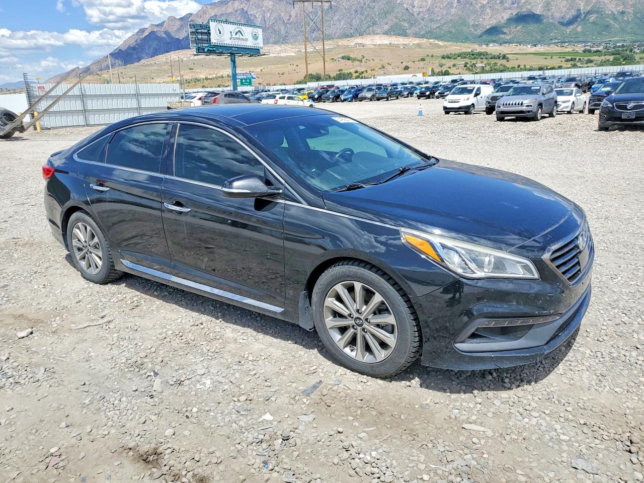 2016 Hyundai Sonata Limited Black vin: 5NPE34AF7GH366980