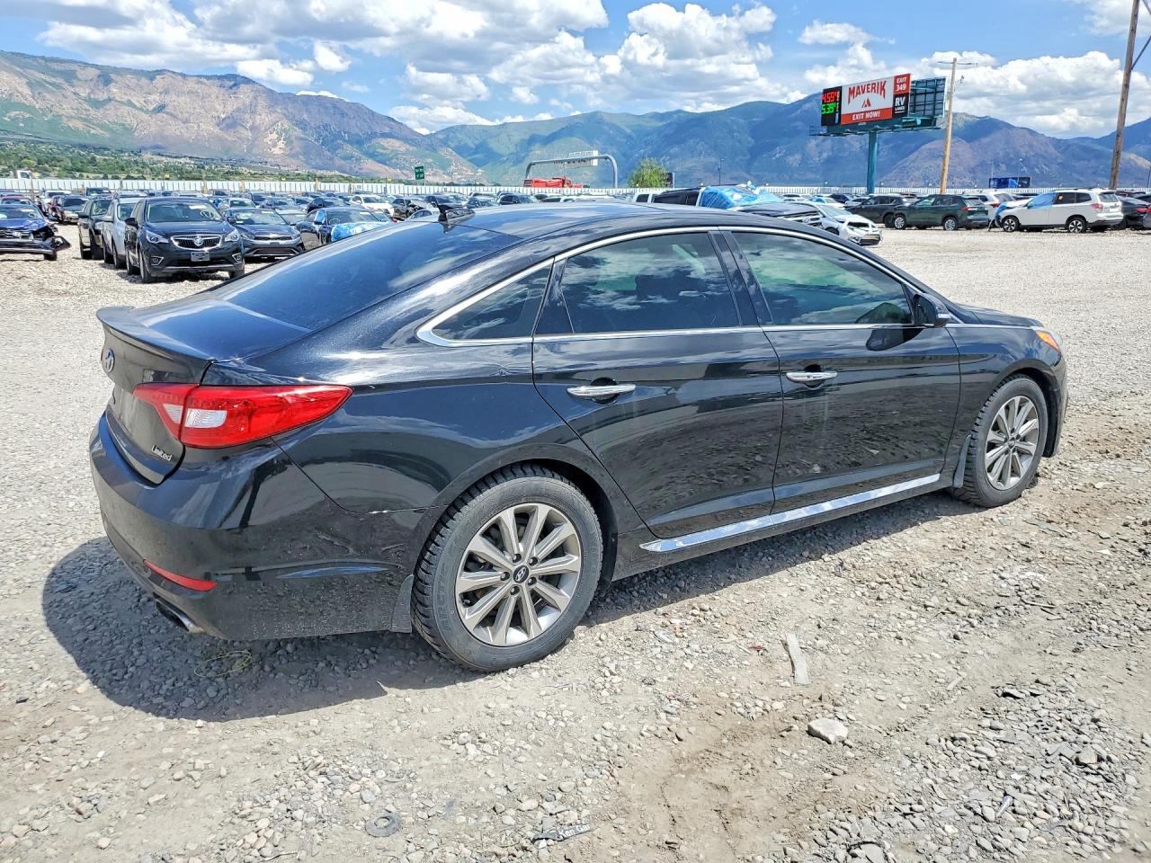 2016 Hyundai Sonata Limited Black vin: 5NPE34AF7GH366980