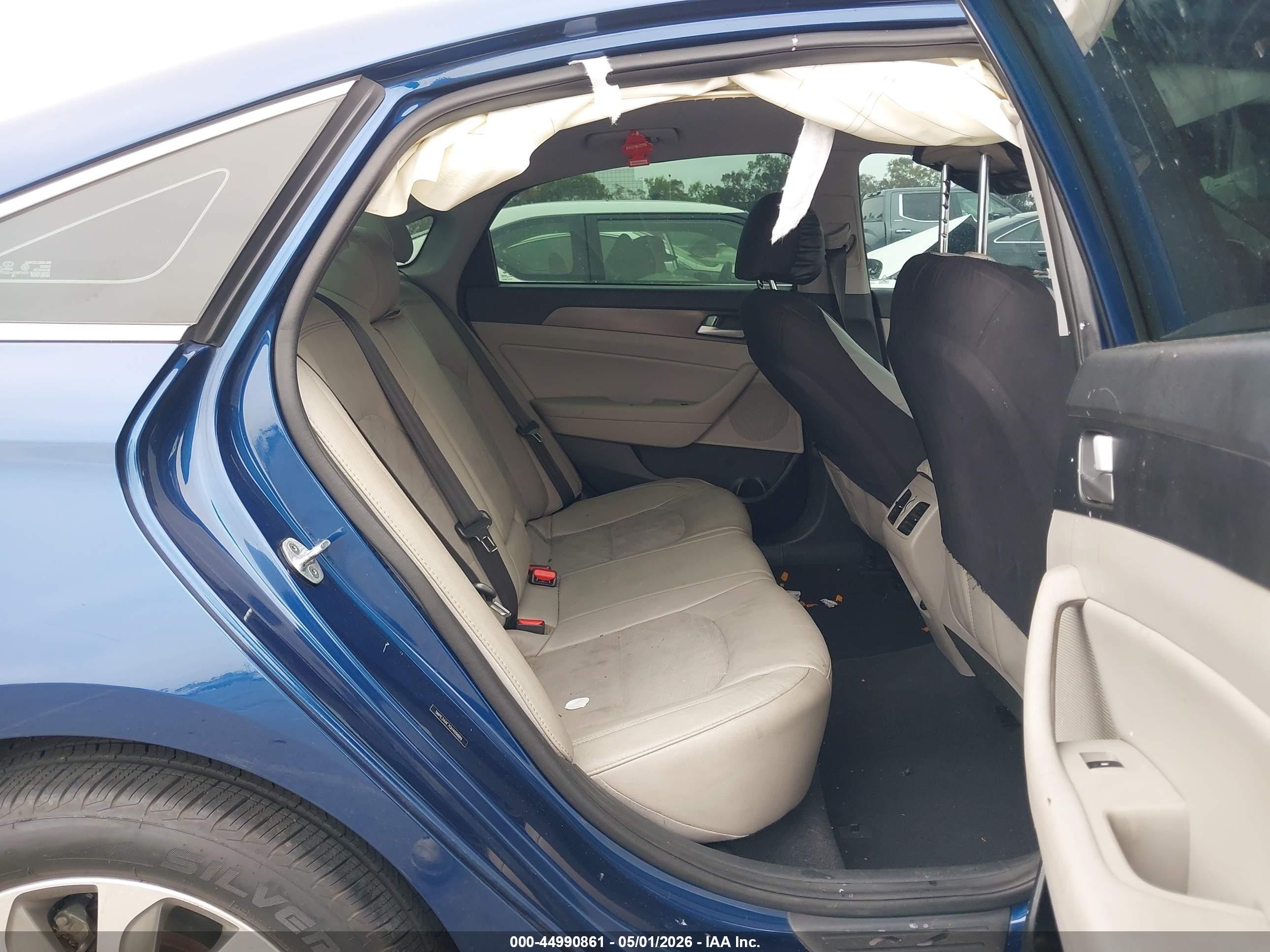 2016 Hyundai Sonata Sport Blue vin: 5NPE34AF7GH409889