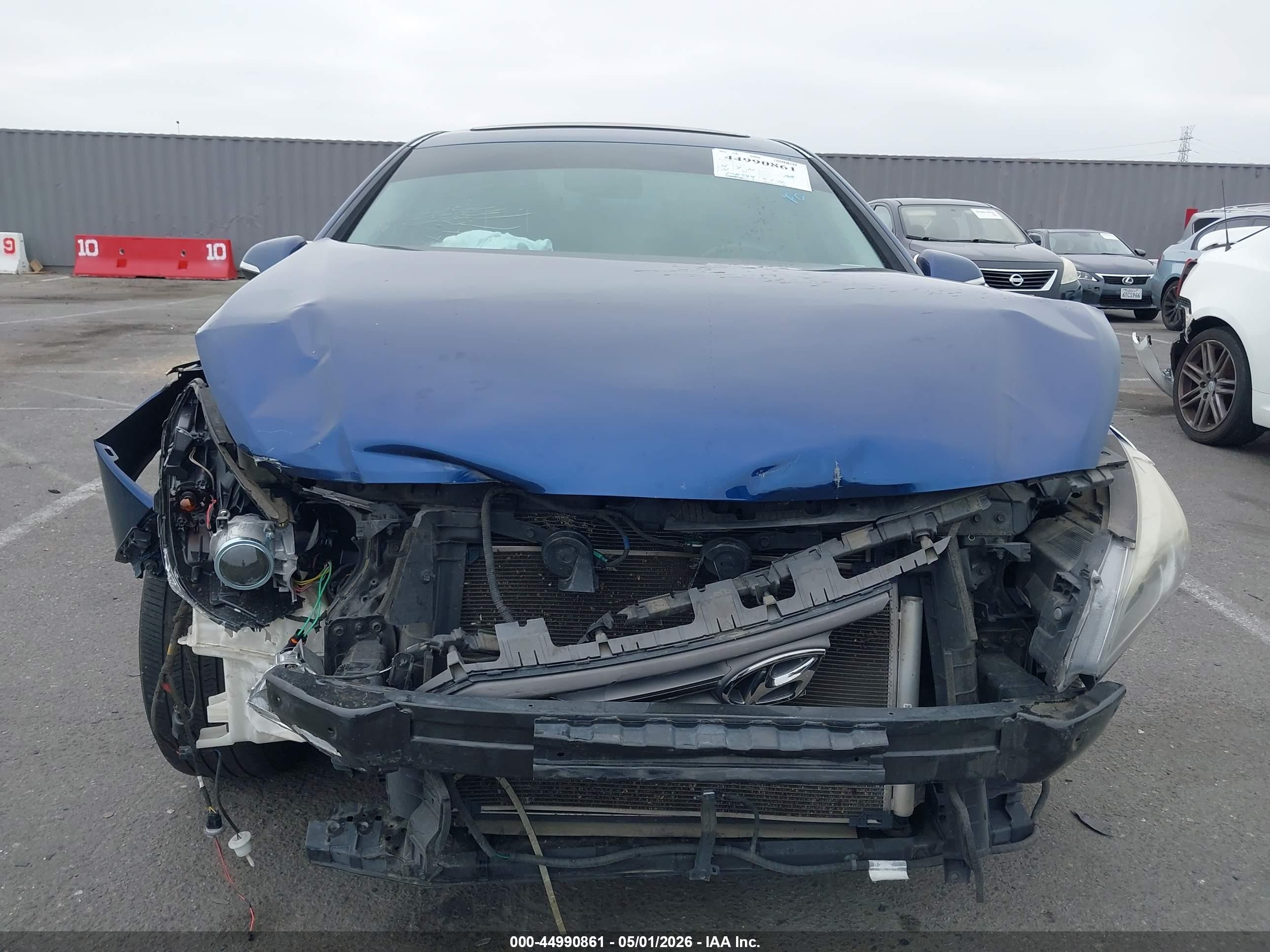 2016 Hyundai Sonata Sport Blue vin: 5NPE34AF7GH409889