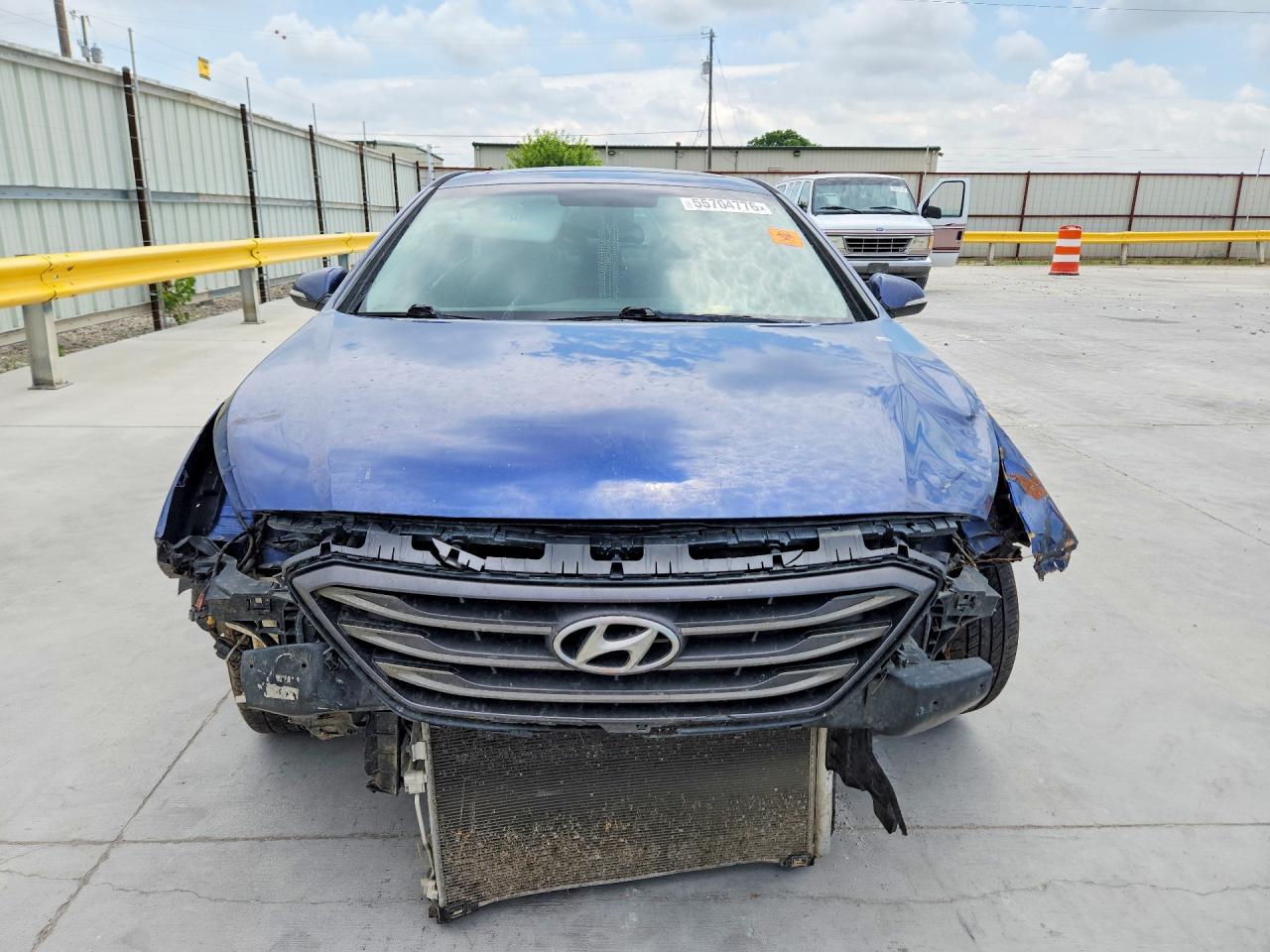 2016 Hyundai Sonata Sport Синий vin: 5NPE34AF7GH422318