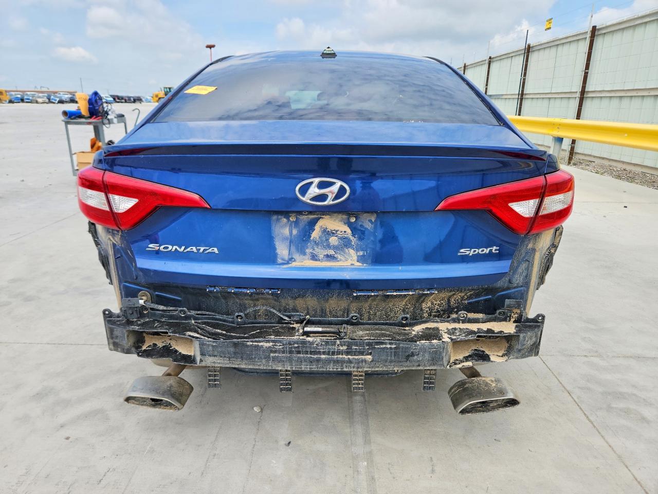 2016 Hyundai Sonata Sport Синий vin: 5NPE34AF7GH422318