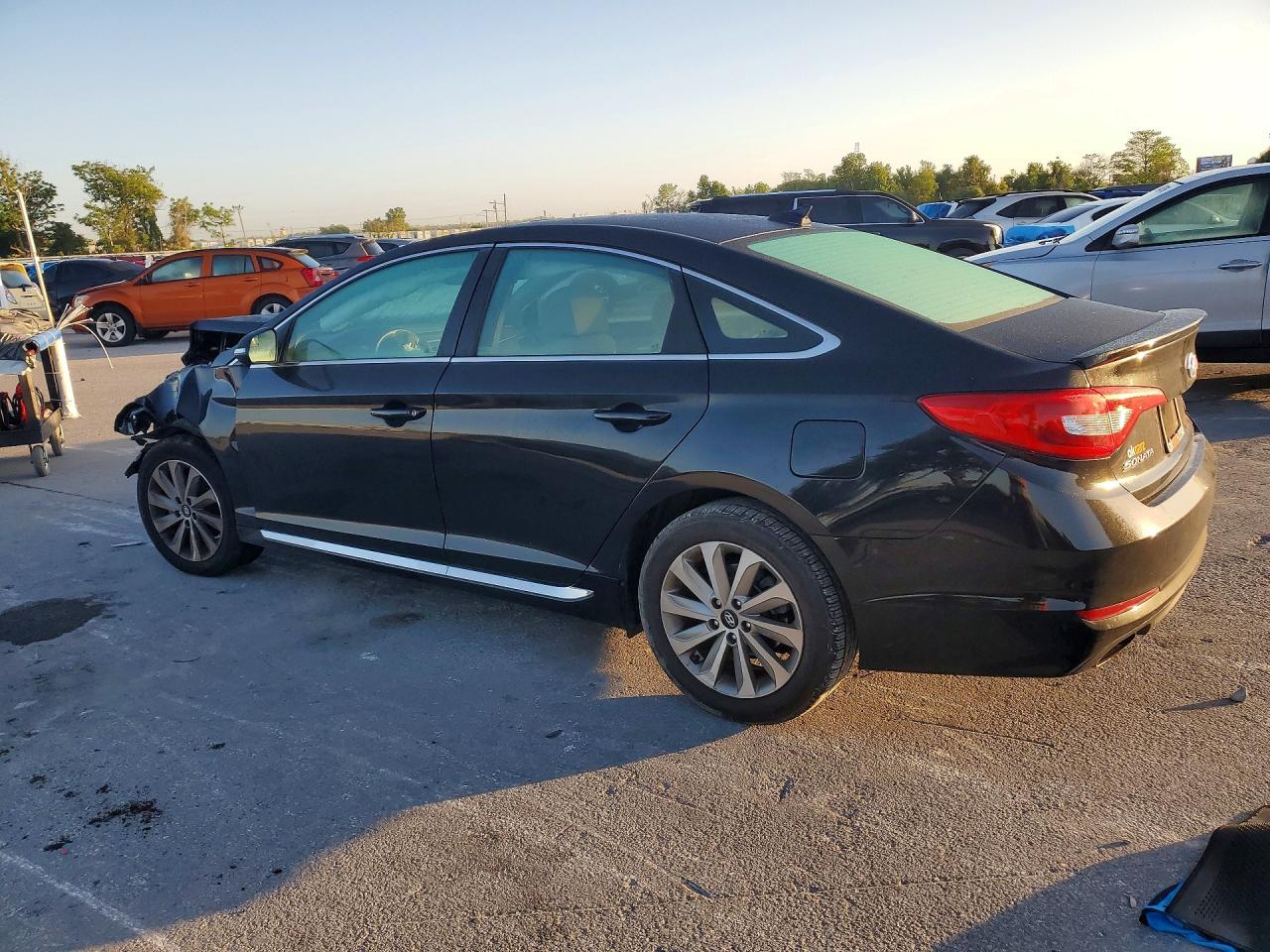 2017 Hyundai Sonata Black vin: 5NPE34AF7HH506656
