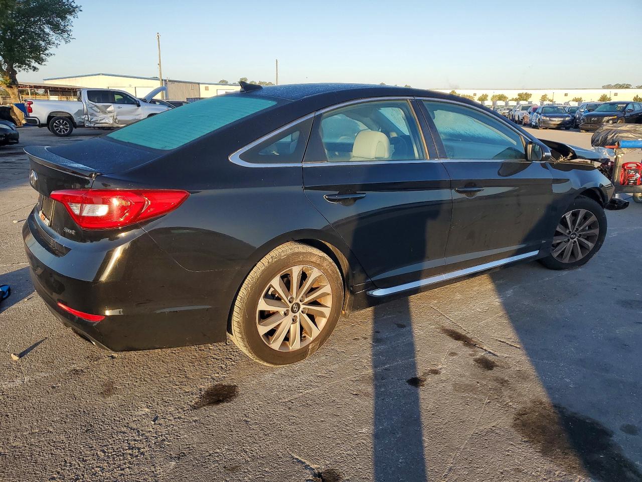 2017 Hyundai Sonata Black vin: 5NPE34AF7HH506656