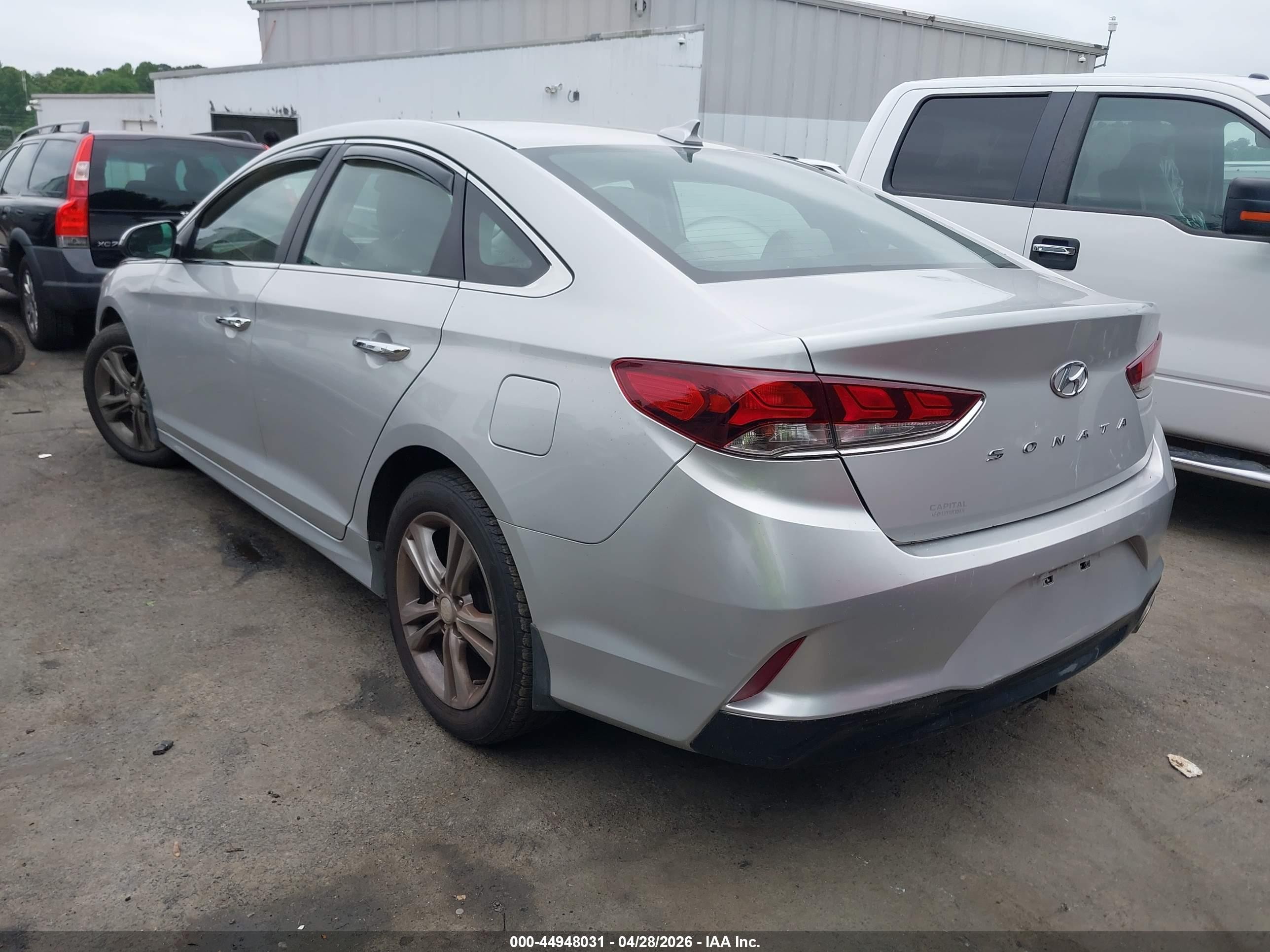 2018 Hyundai Sonata Sel Silver vin: 5NPE34AF7JH634966