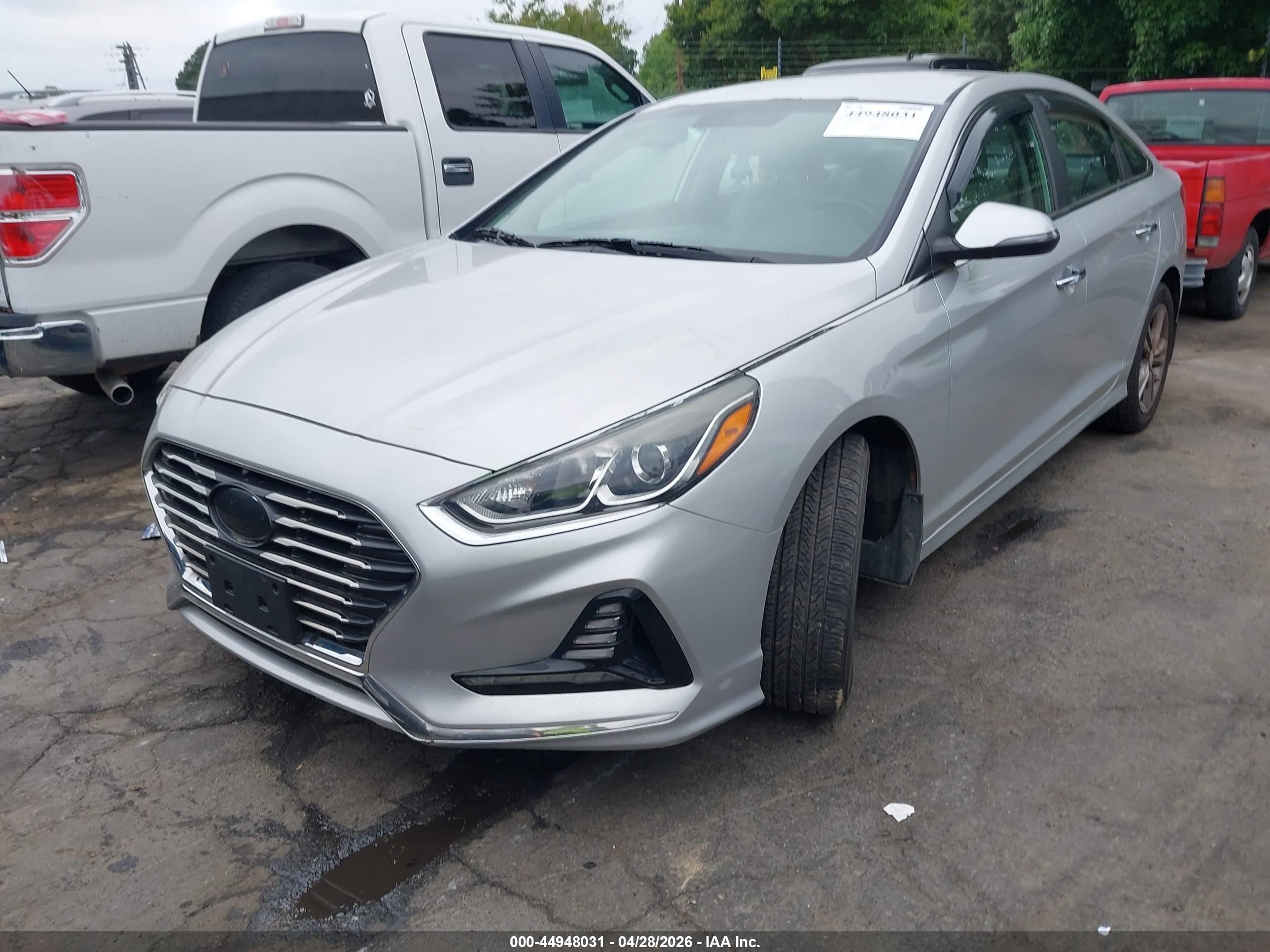 2018 Hyundai Sonata Sel Silver vin: 5NPE34AF7JH634966