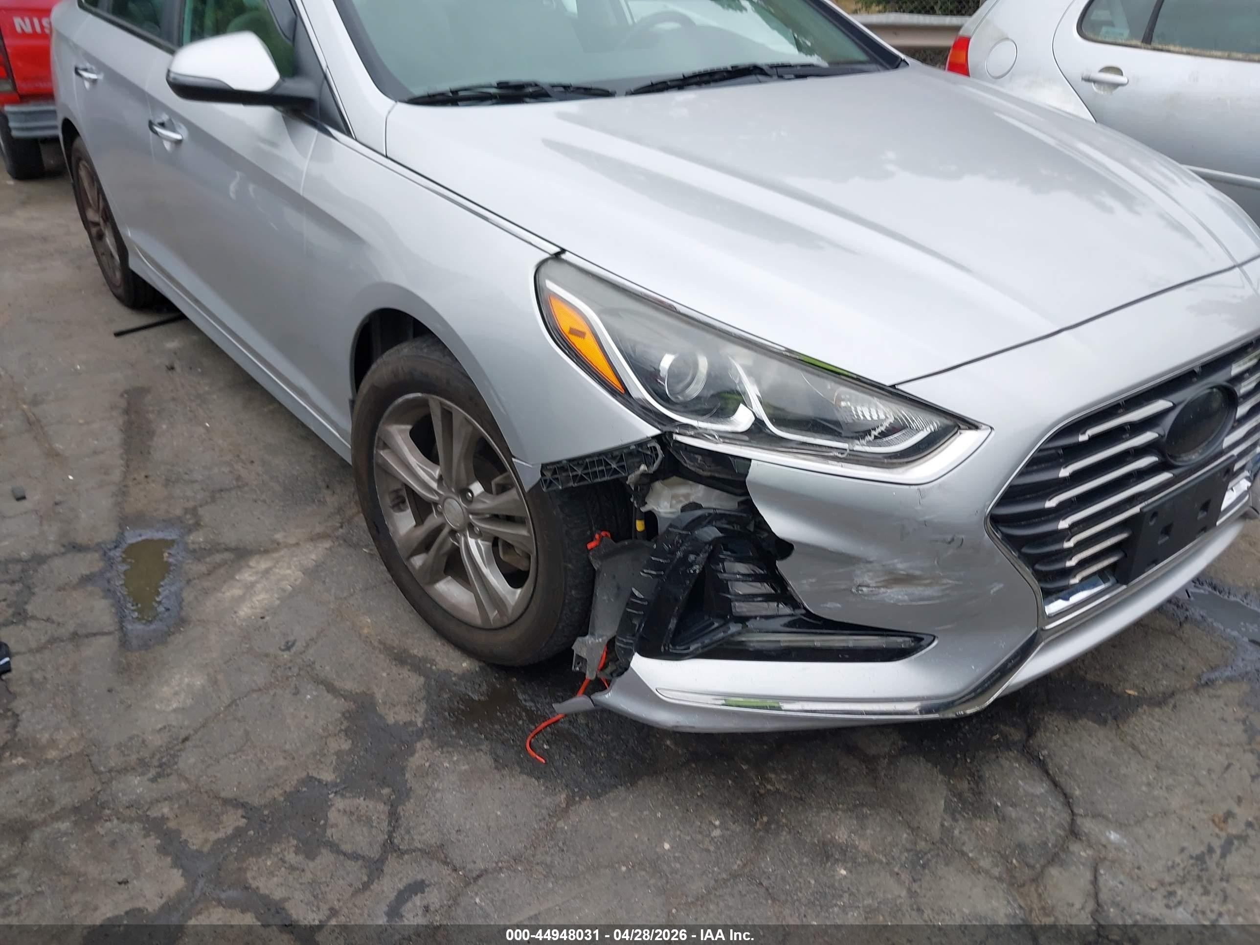 2018 Hyundai Sonata Sel Silver vin: 5NPE34AF7JH634966