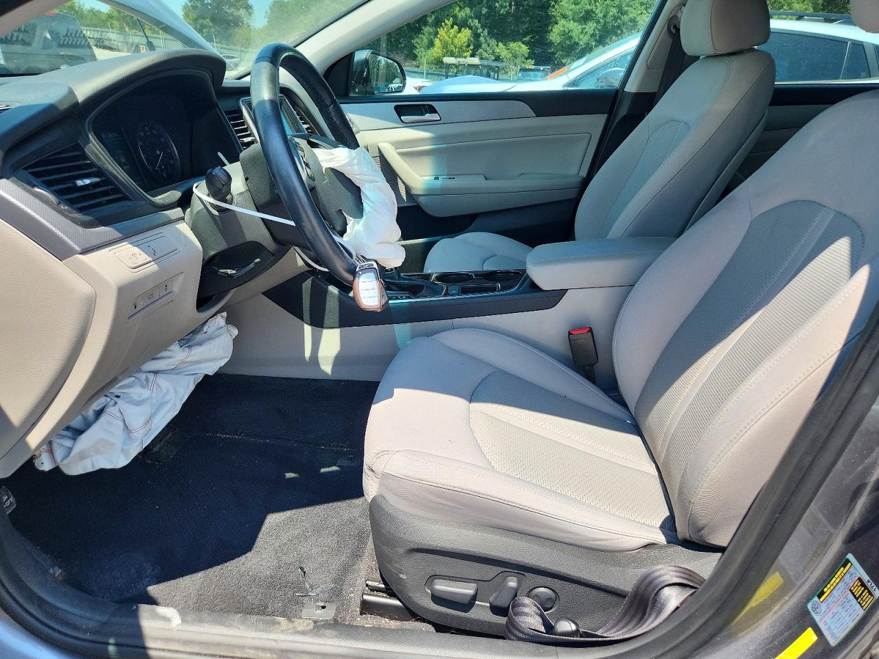 2019 Hyundai Sonata Sel Gray vin: 5NPE34AF7KH780608