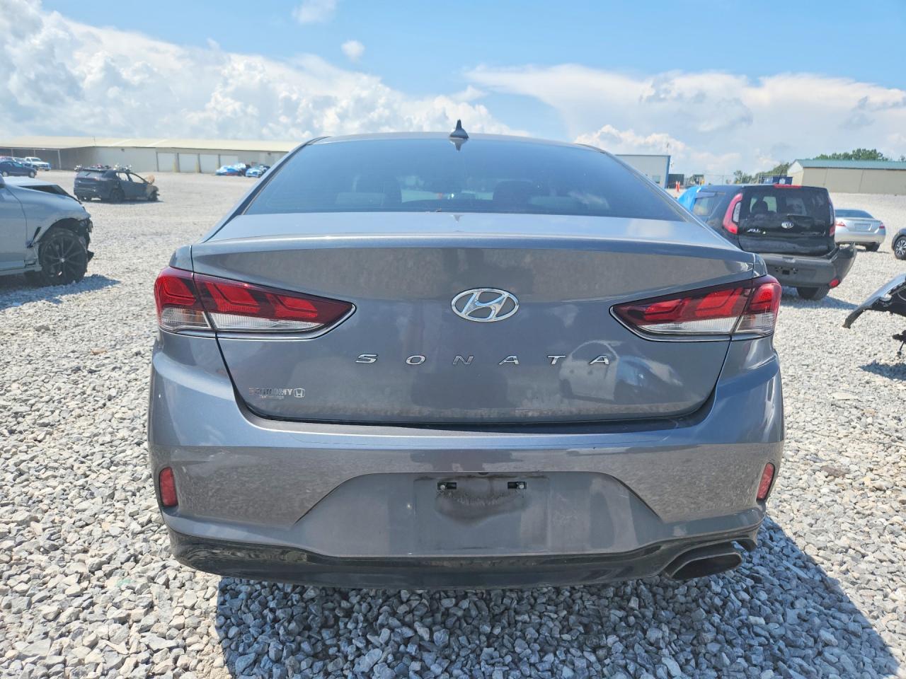 2019 Hyundai Sonata Sel Gray vin: 5NPE34AF7KH780608
