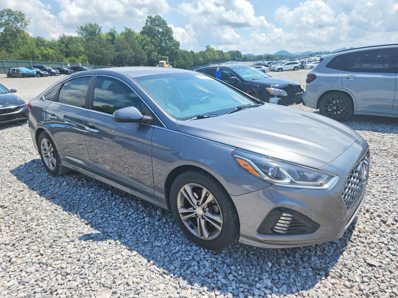 2019 Hyundai Sonata Sel Gray vin: 5NPE34AF7KH780608