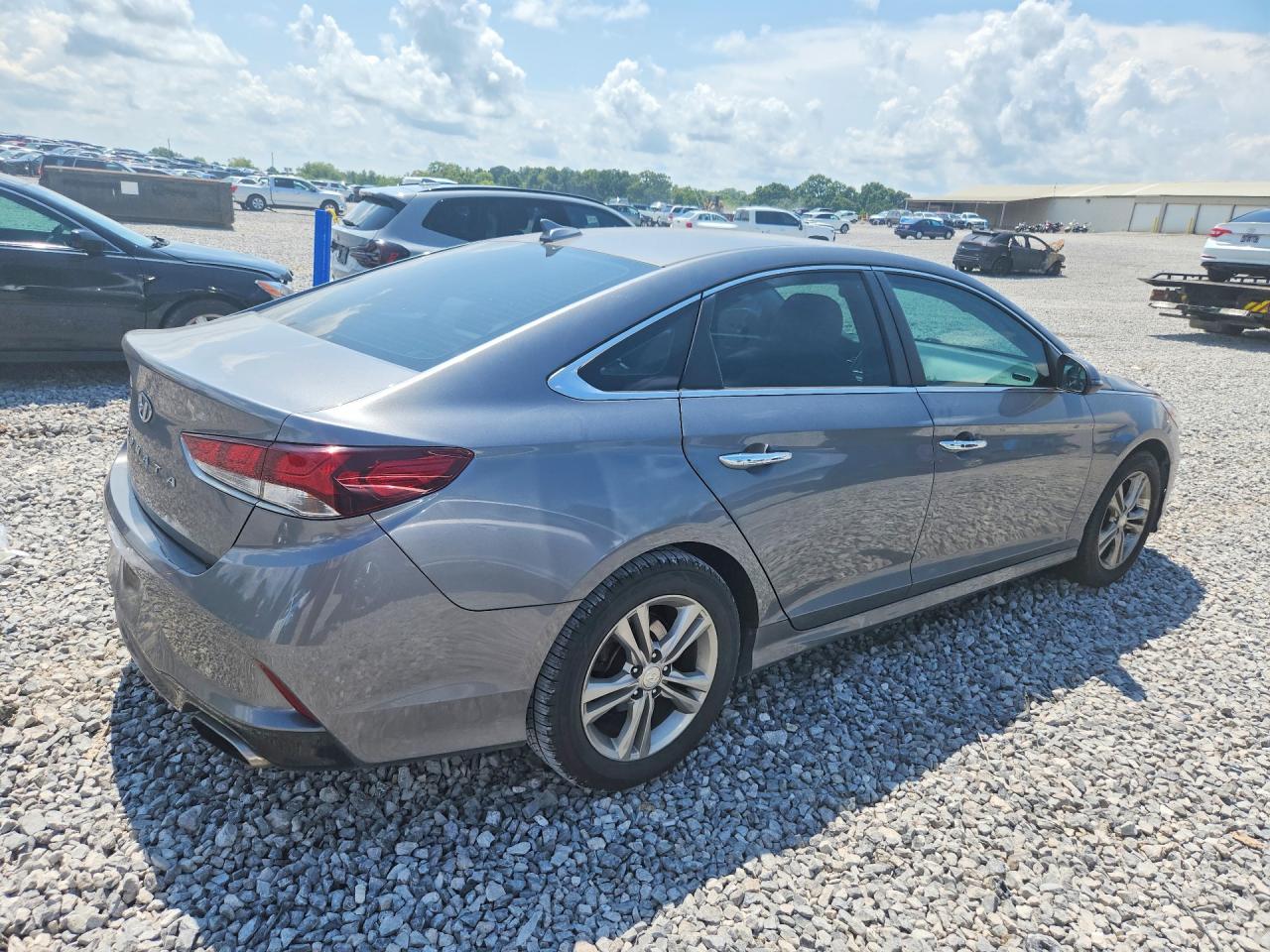 2019 Hyundai Sonata Sel Gray vin: 5NPE34AF7KH780608