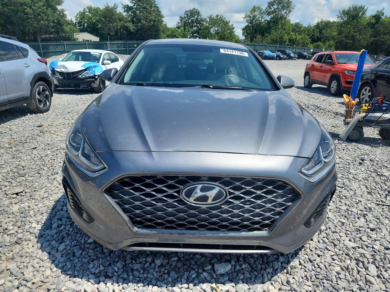 2019 Hyundai Sonata Sel Gray vin: 5NPE34AF7KH780608