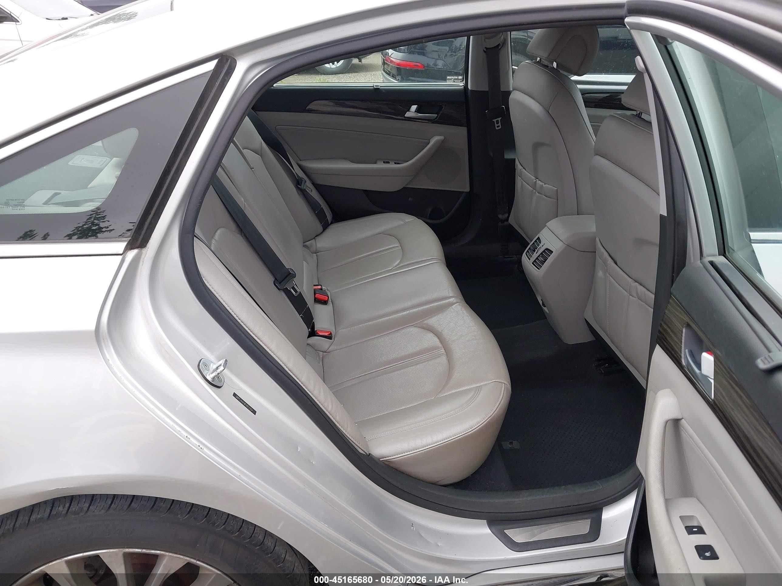 2015 Hyundai Sonata Limited Gray vin: 5NPE34AF8FH012254