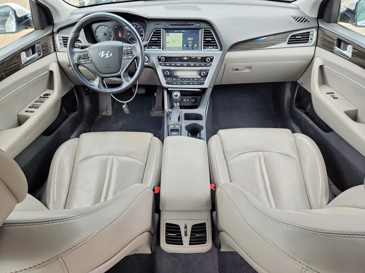 2015 Hyundai Sonata Limited White vin: 5NPE34AF8FH016546