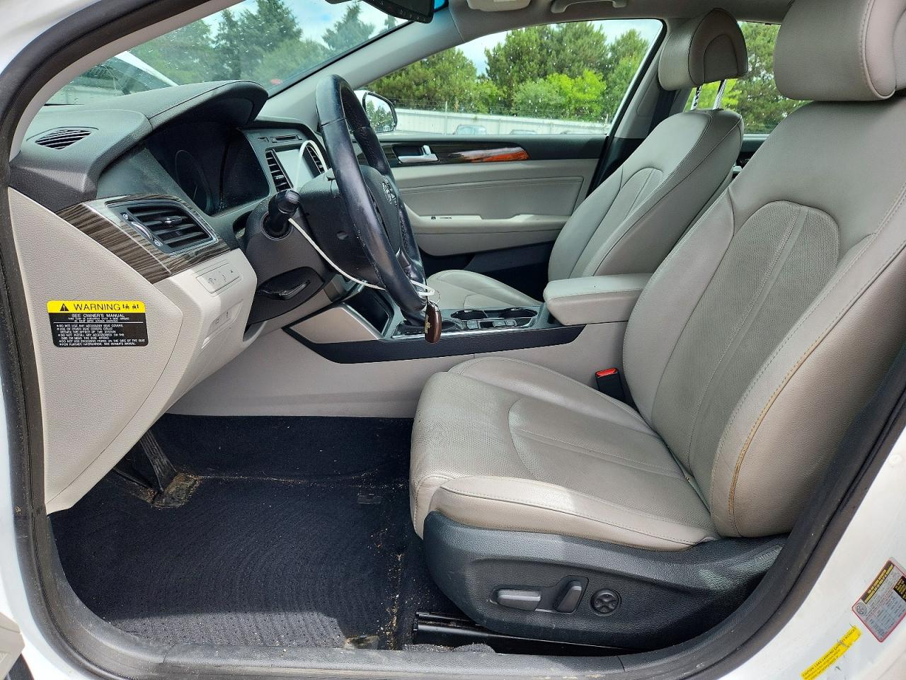 2015 Hyundai Sonata Limited White vin: 5NPE34AF8FH016546