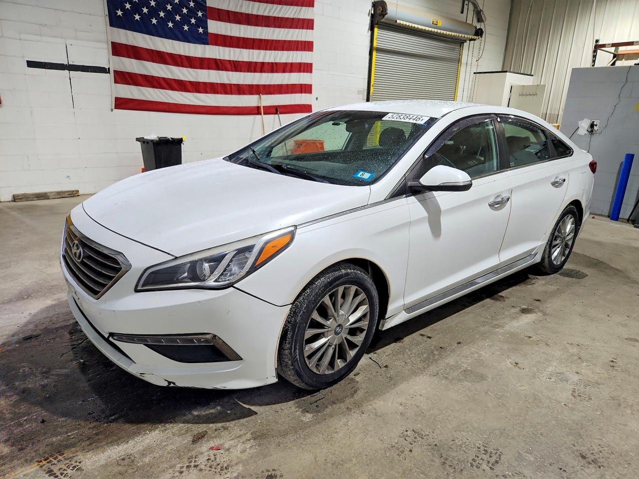 2015 Hyundai Sonata Limited White vin: 5NPE34AF8FH018149