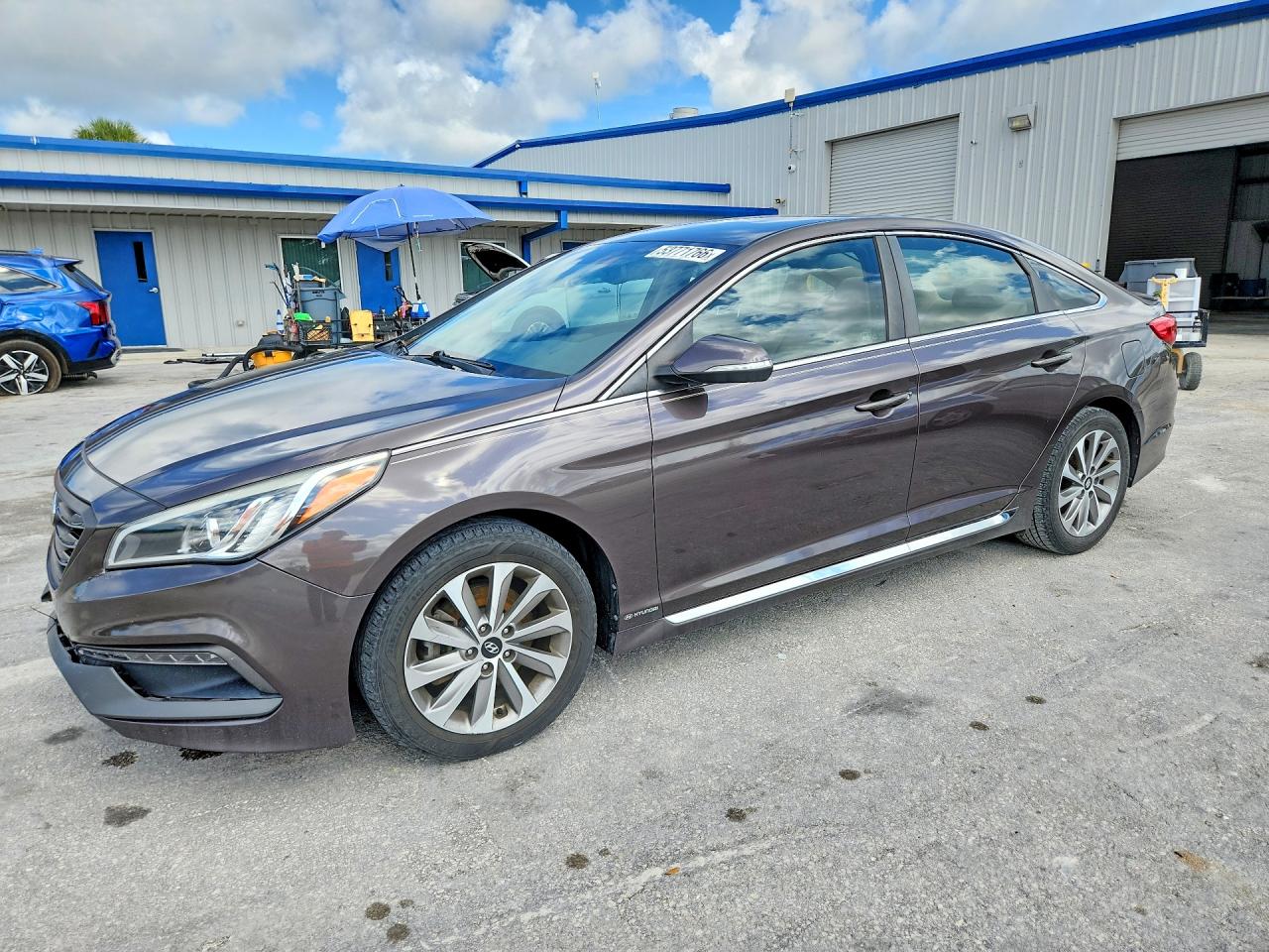 2015 Hyundai Sonata Sport Brown vin: 5NPE34AF8FH022119