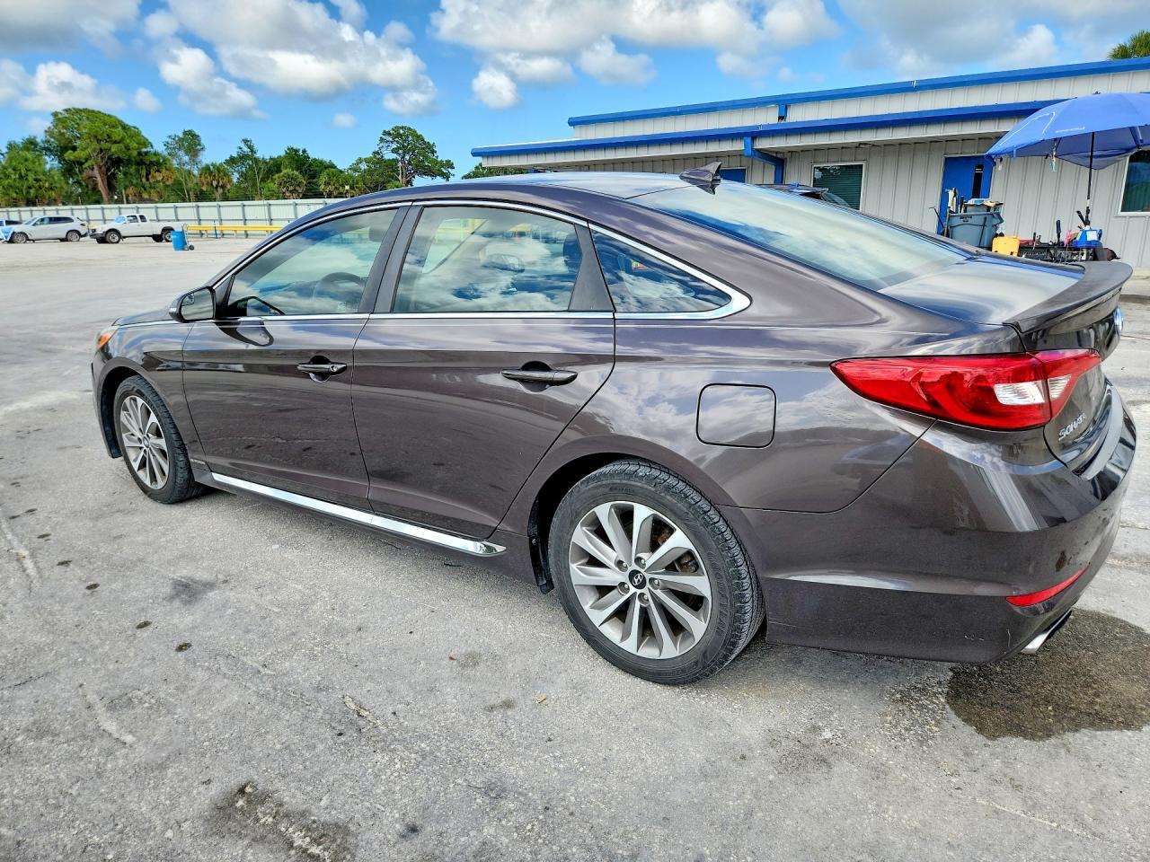 2015 Hyundai Sonata Sport Brown vin: 5NPE34AF8FH022119