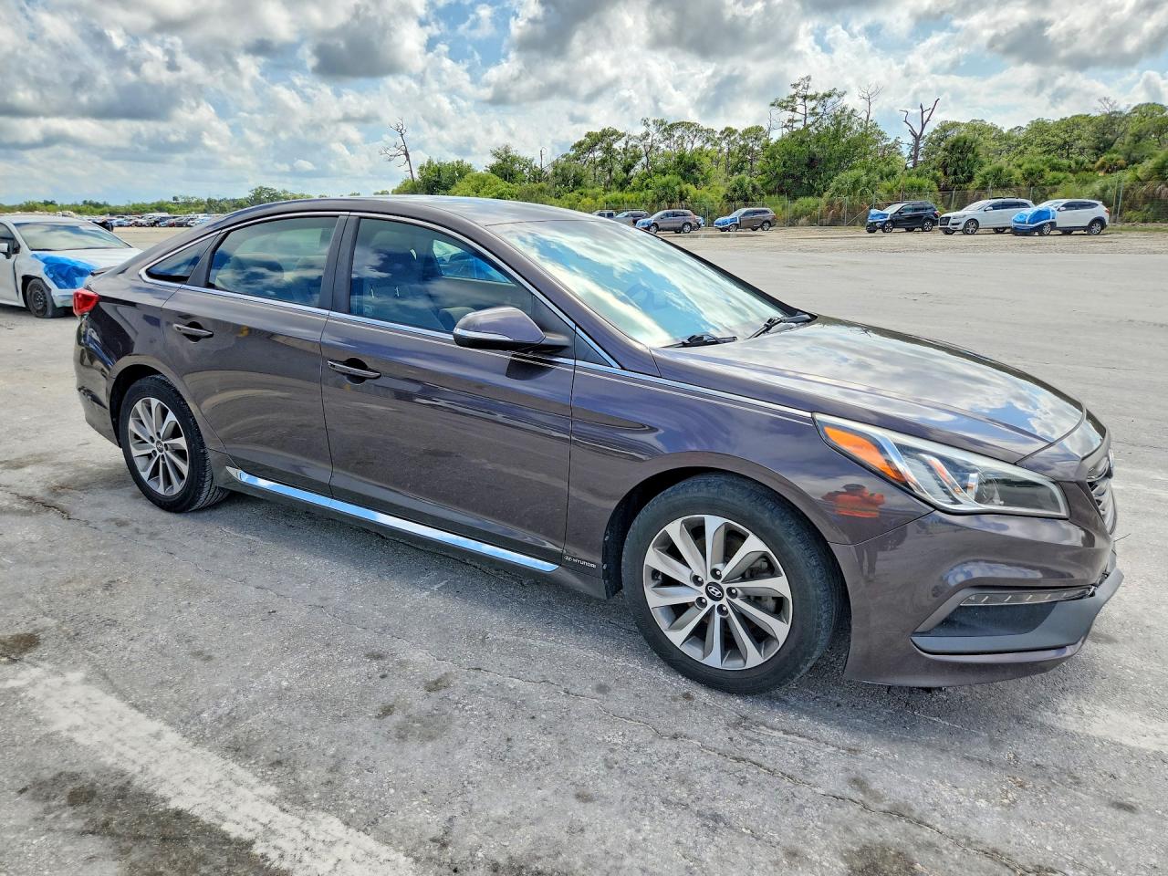 2015 Hyundai Sonata Sport Brown vin: 5NPE34AF8FH022119
