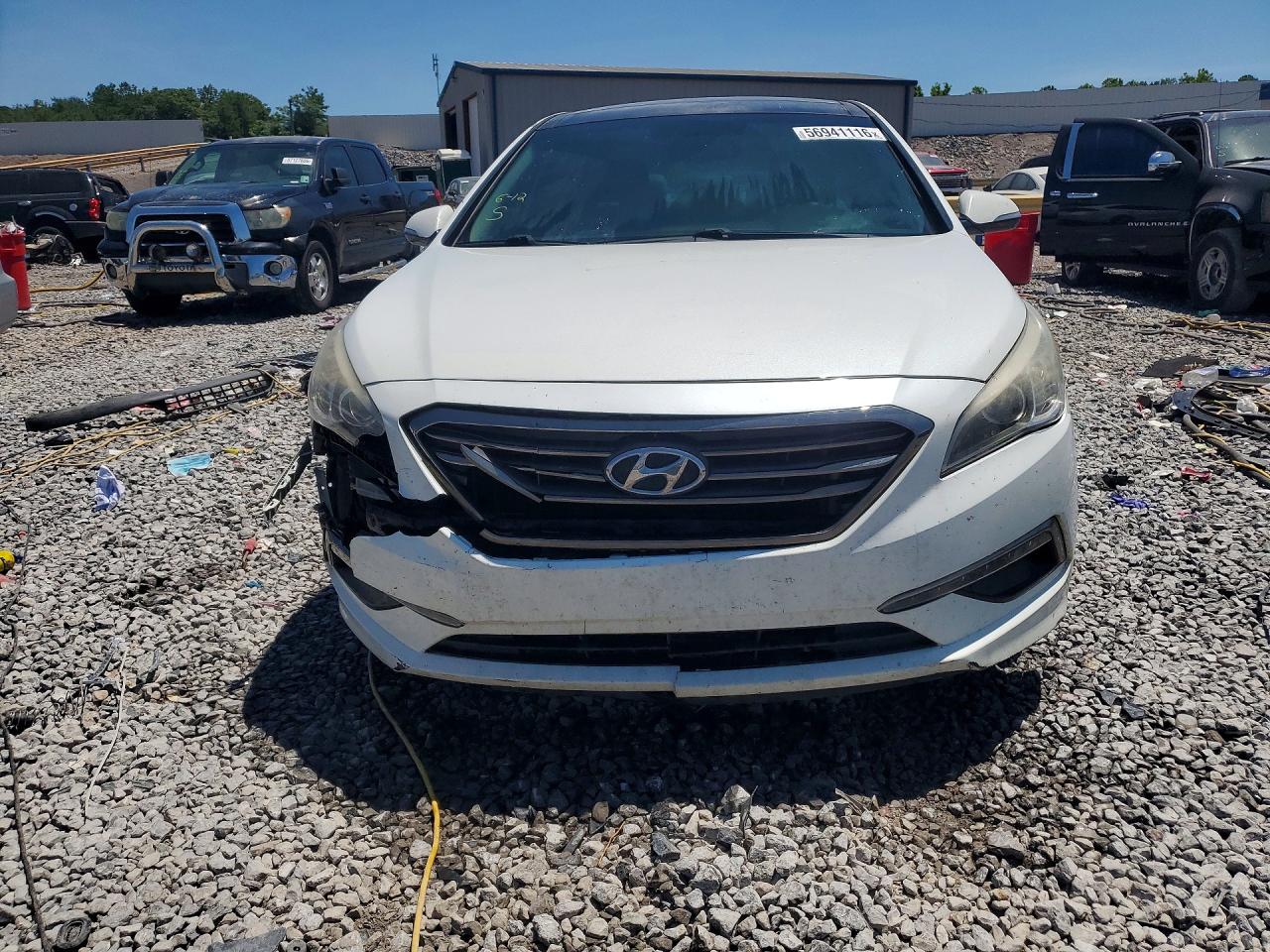 2015 Hyundai Sonata Limited White vin: 5NPE34AF8FH022329