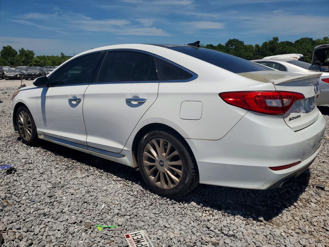 2015 Hyundai Sonata Limited White vin: 5NPE34AF8FH022329