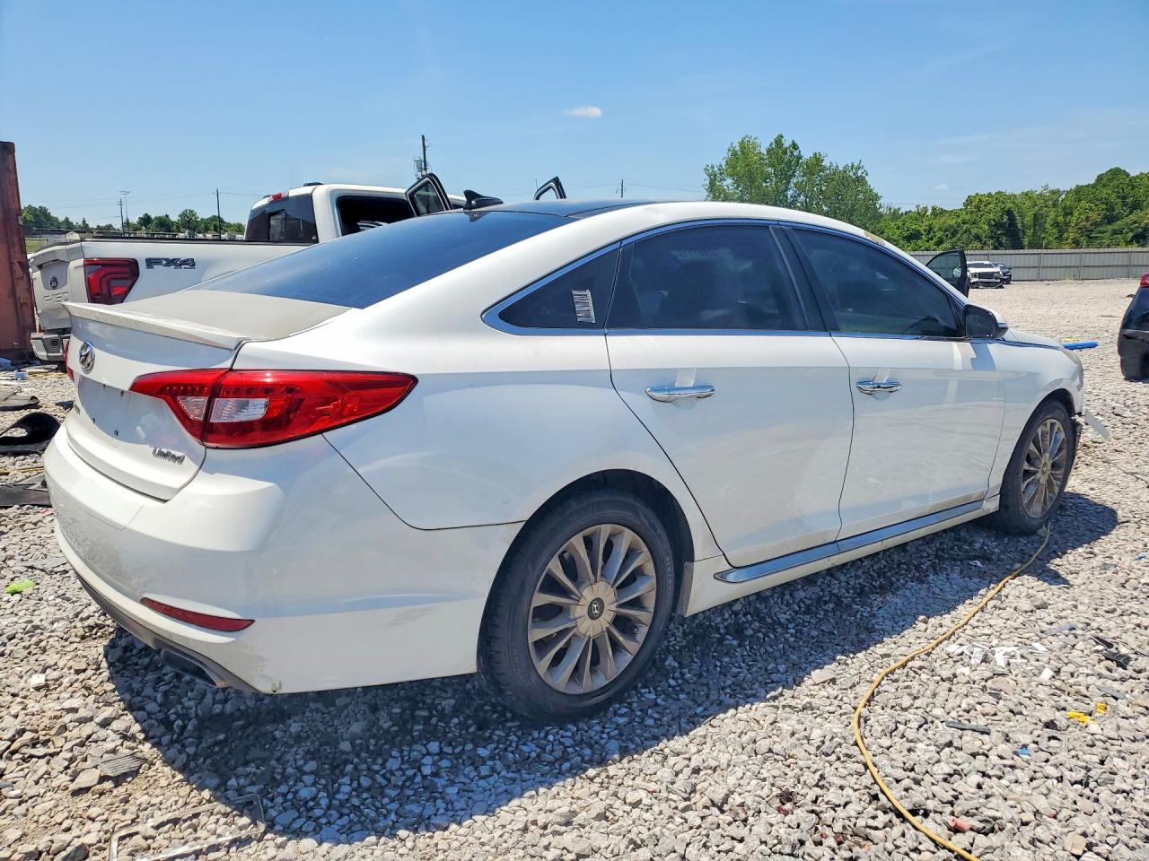 2015 Hyundai Sonata Limited White vin: 5NPE34AF8FH022329