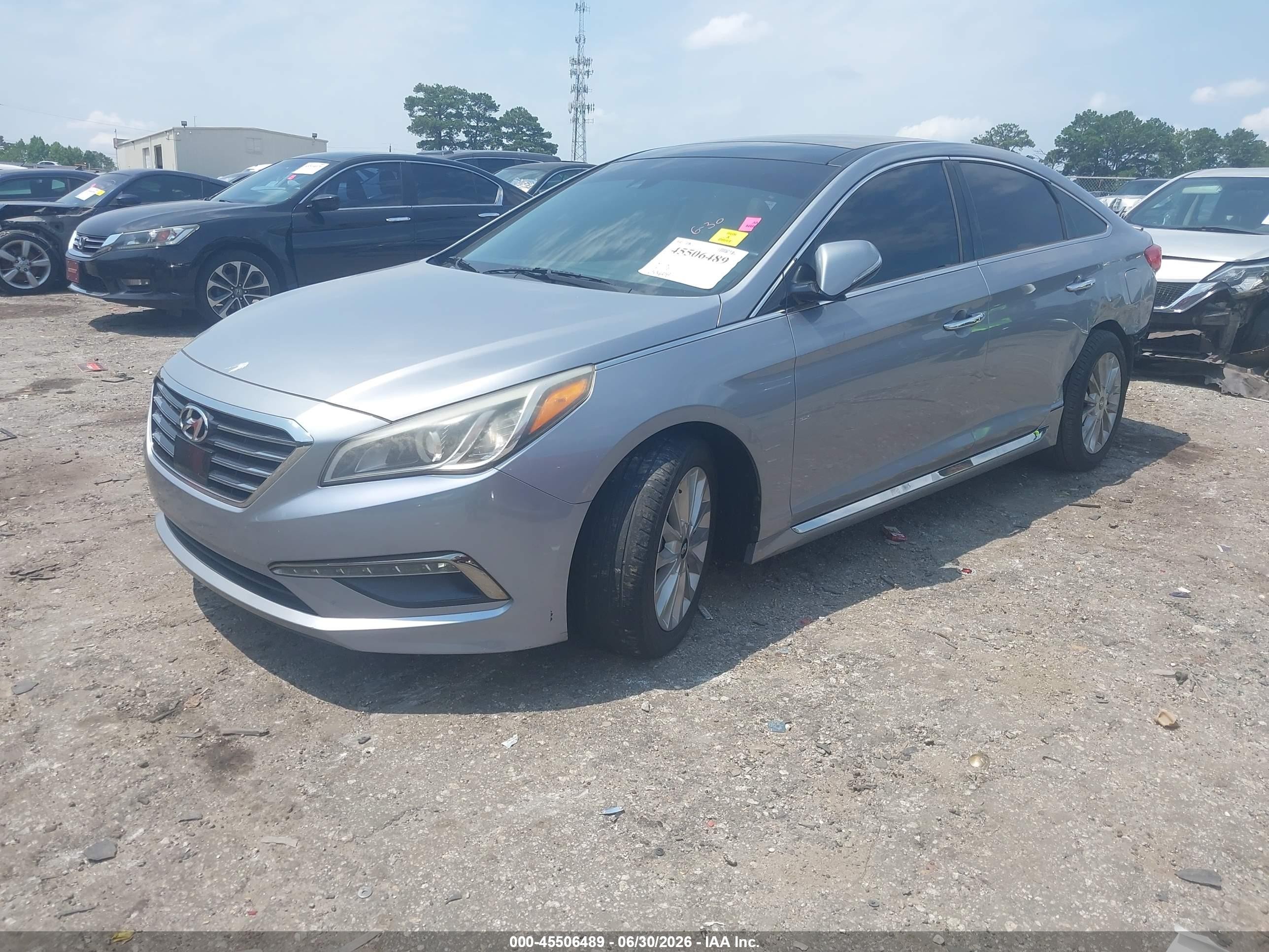 2015 Hyundai Sonata Limited Silver vin: 5NPE34AF8FH025179