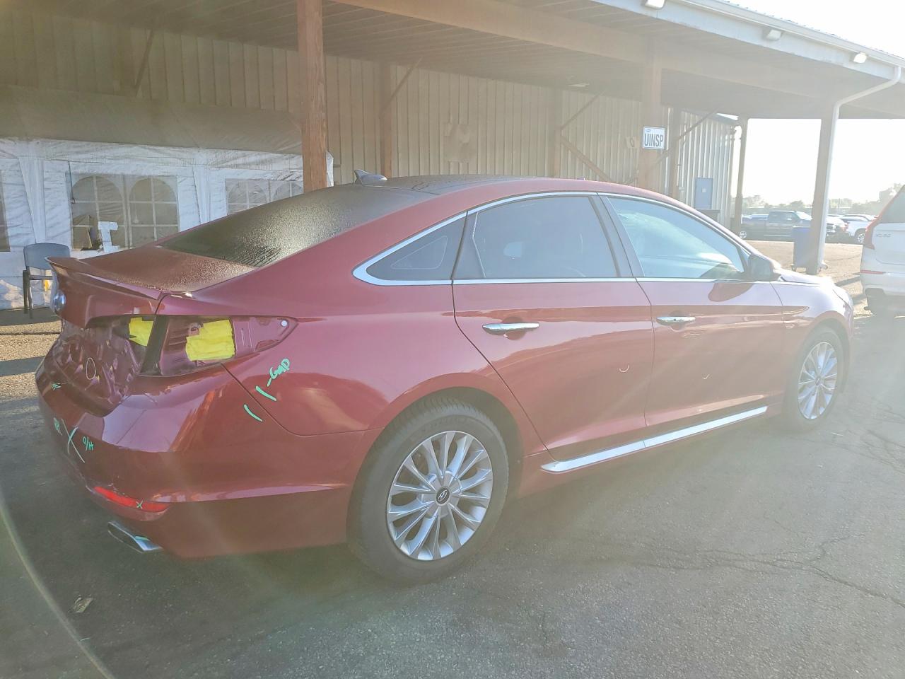 2015 Hyundai Sonata Limited Maroon vin: 5NPE34AF8FH028616