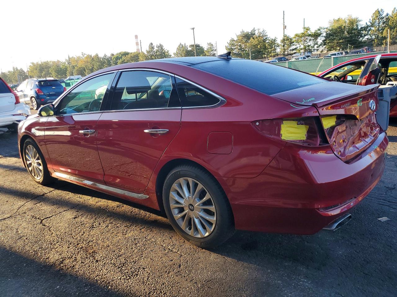 2015 Hyundai Sonata Limited Maroon vin: 5NPE34AF8FH028616