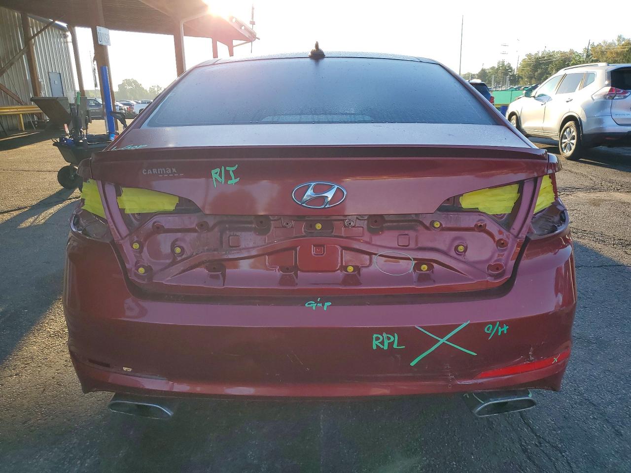 2015 Hyundai Sonata Limited Maroon vin: 5NPE34AF8FH028616