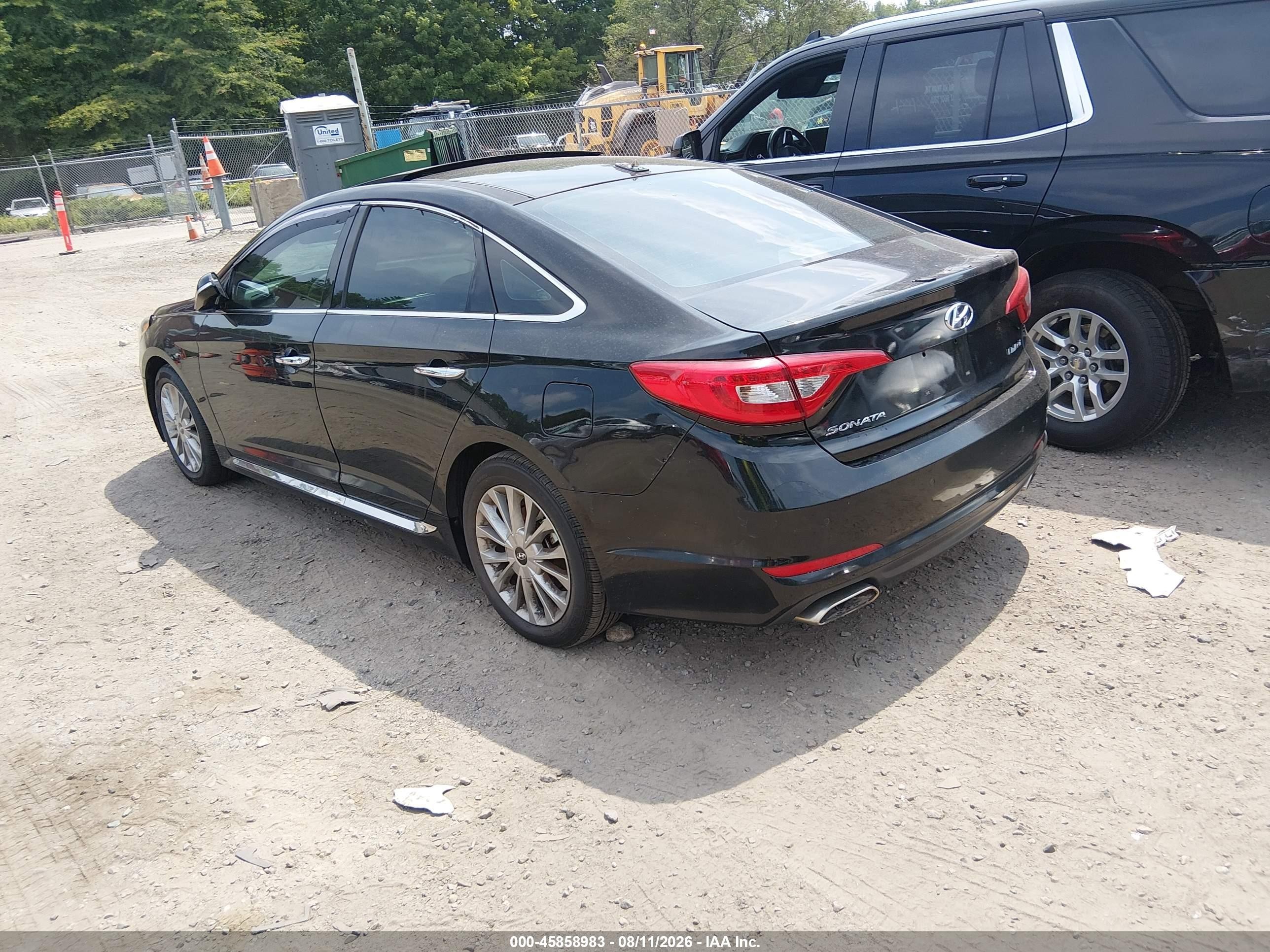 2015 Hyundai Sonata Limited Black vin: 5NPE34AF8FH030379