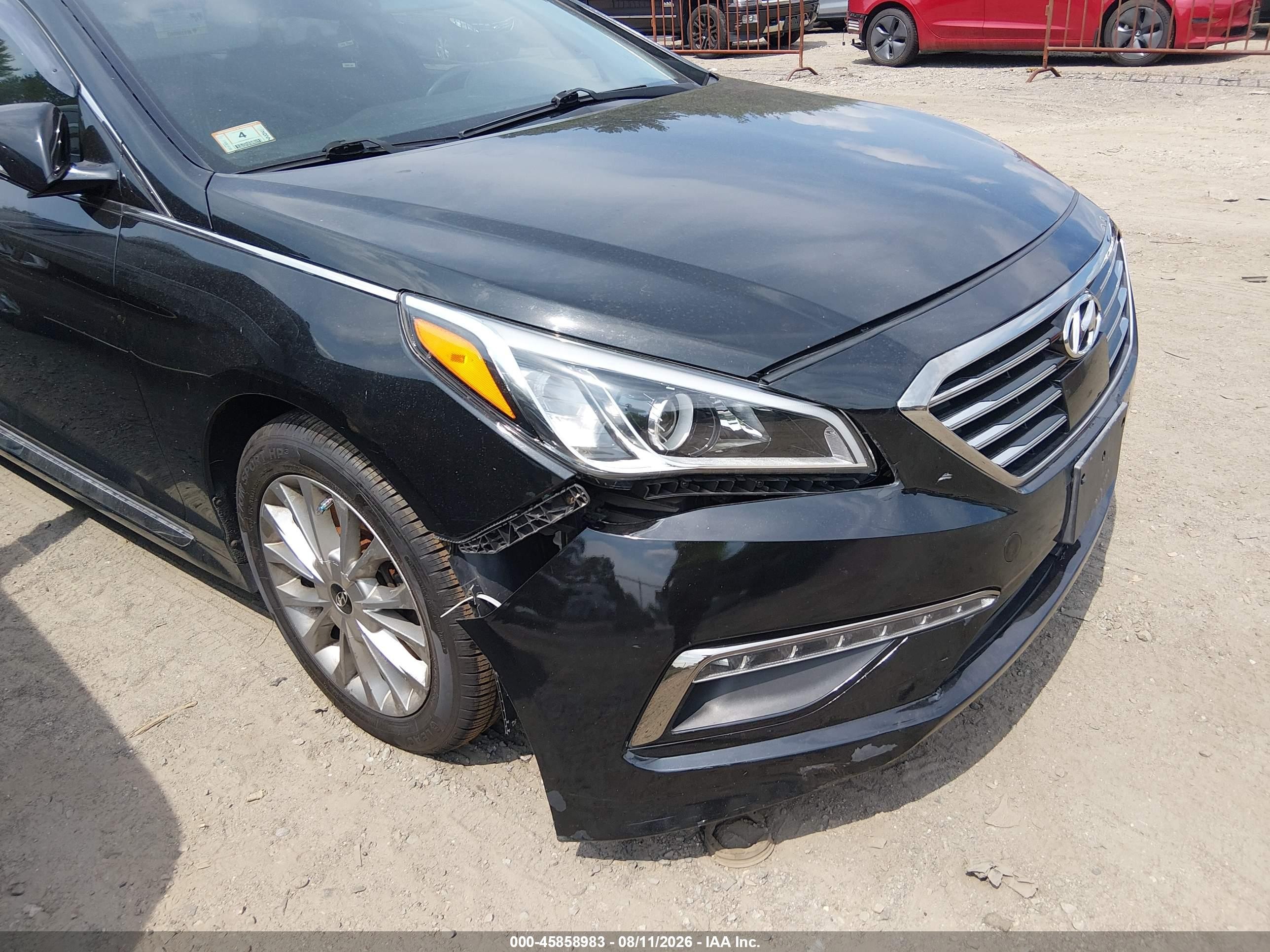 2015 Hyundai Sonata Limited Black vin: 5NPE34AF8FH030379