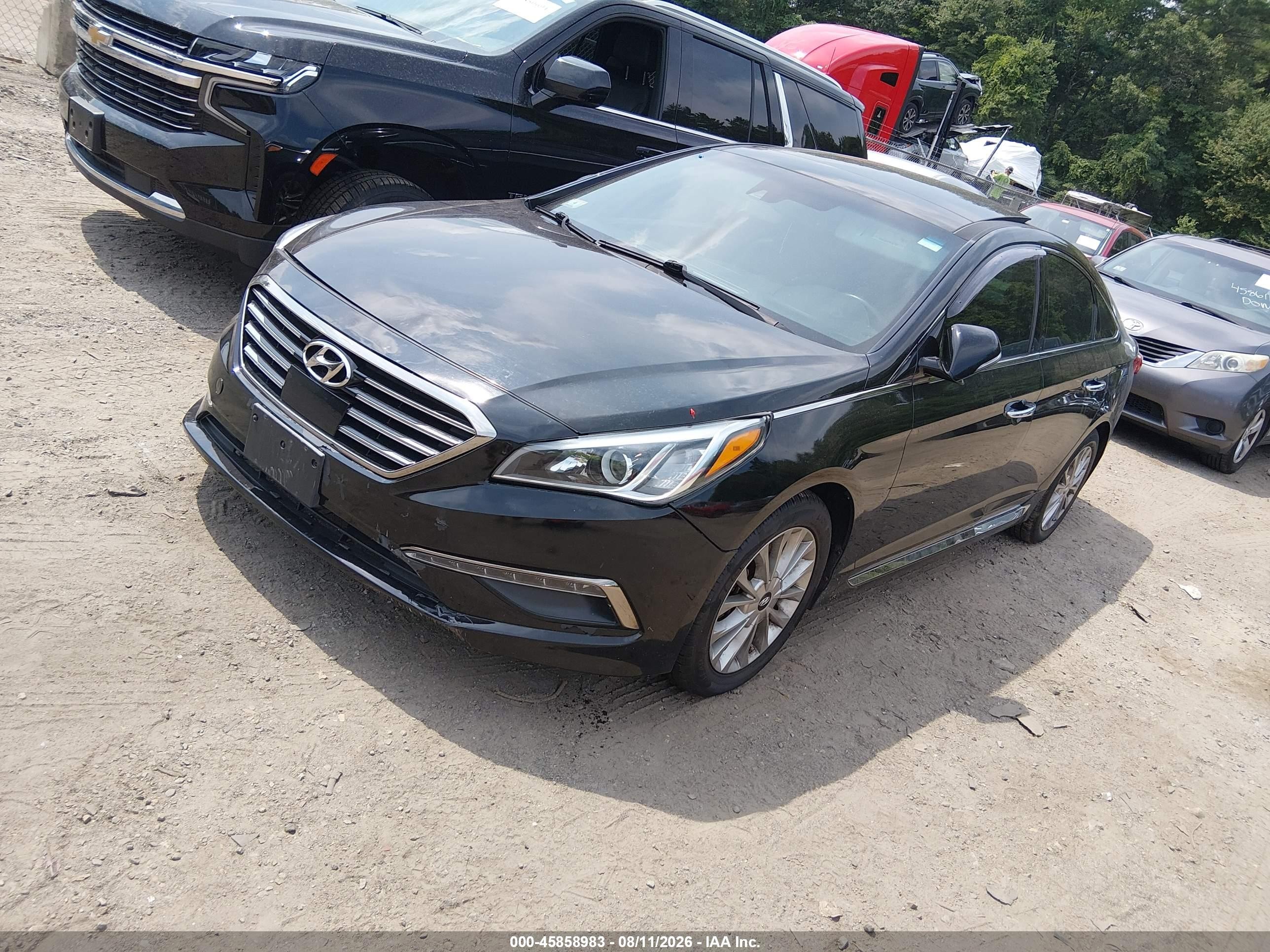 2015 Hyundai Sonata Limited Black vin: 5NPE34AF8FH030379