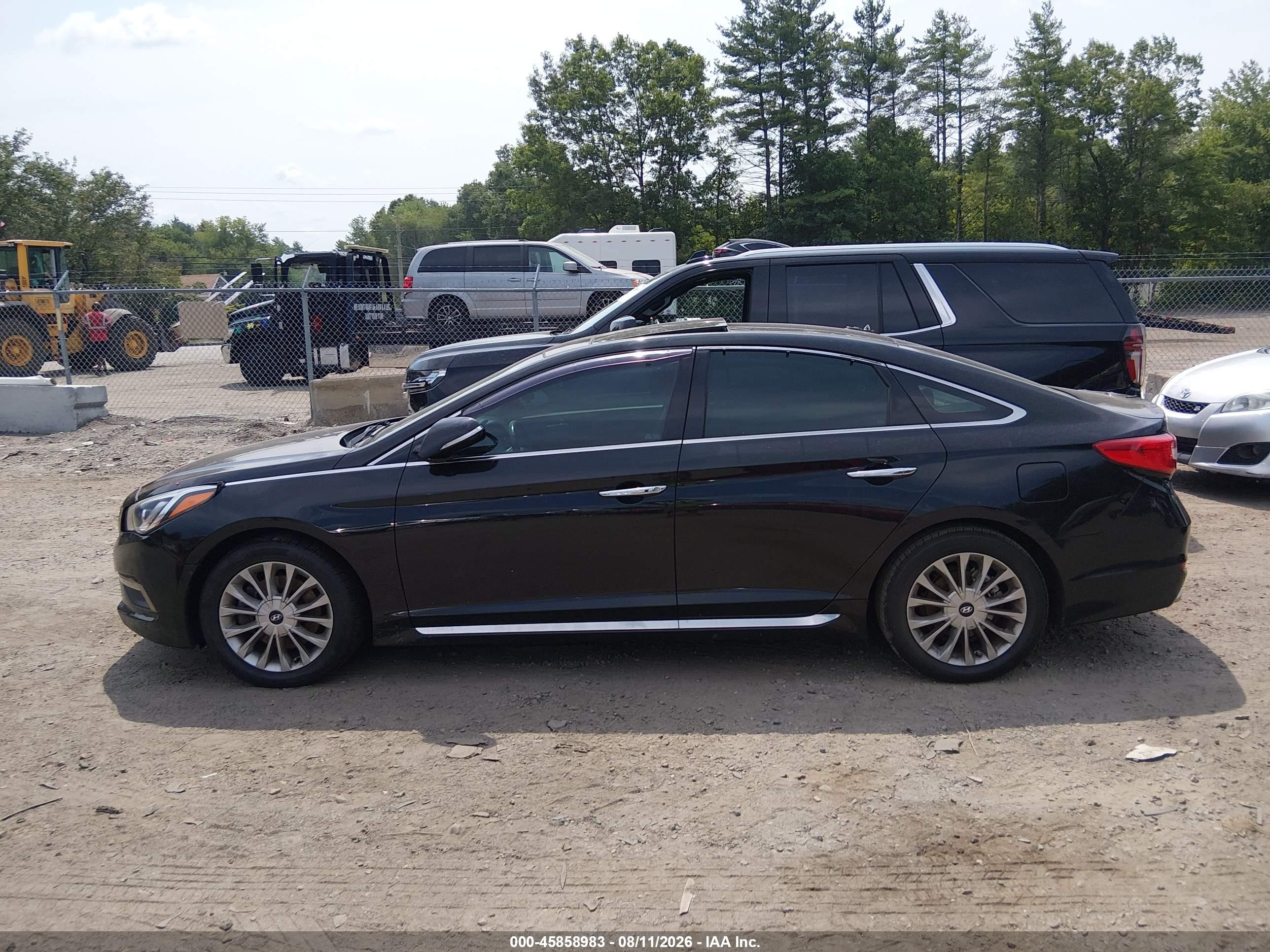 2015 Hyundai Sonata Limited Black vin: 5NPE34AF8FH030379