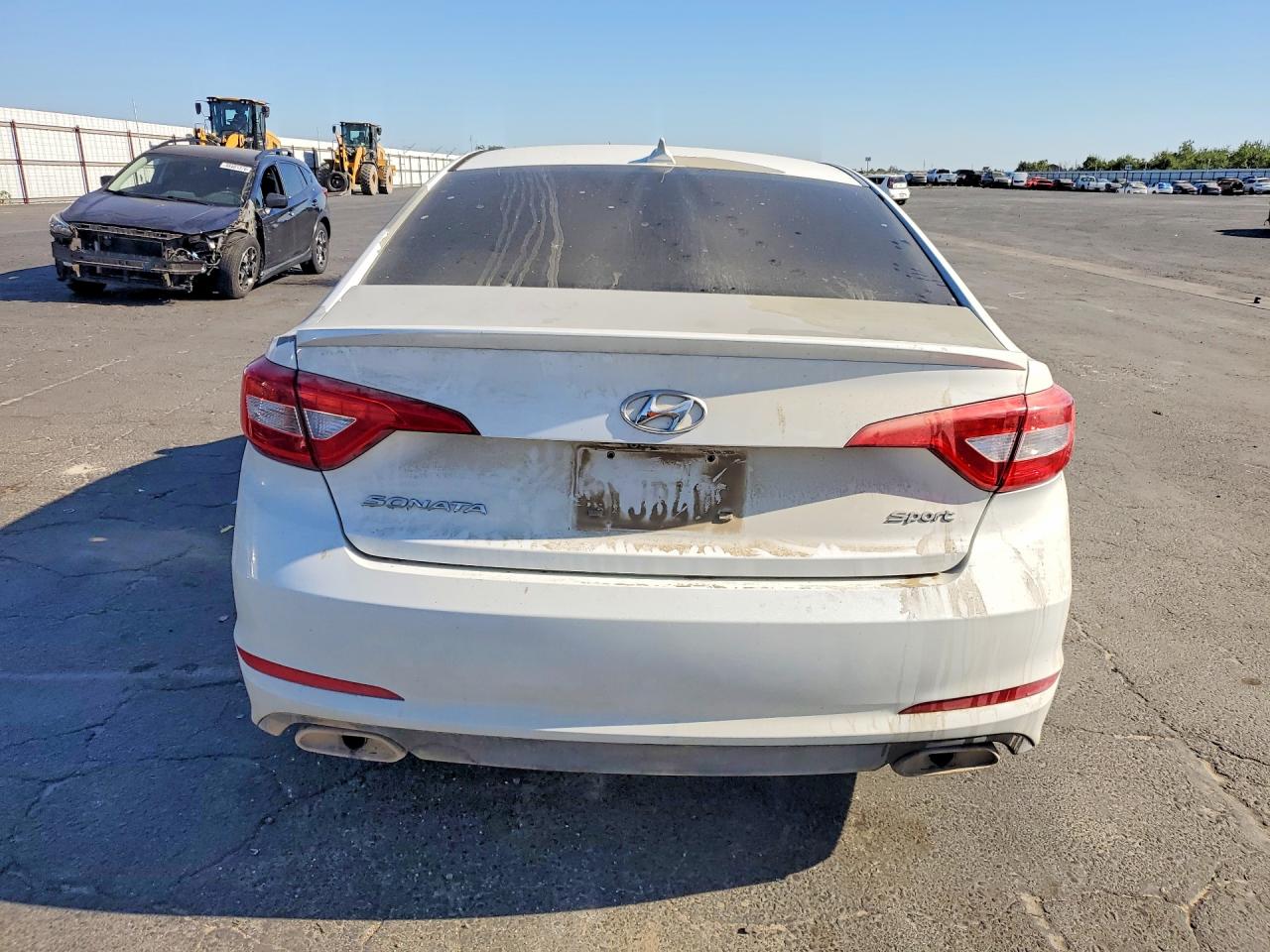 2015 Hyundai Sonata Sport White vin: 5NPE34AF8FH033069