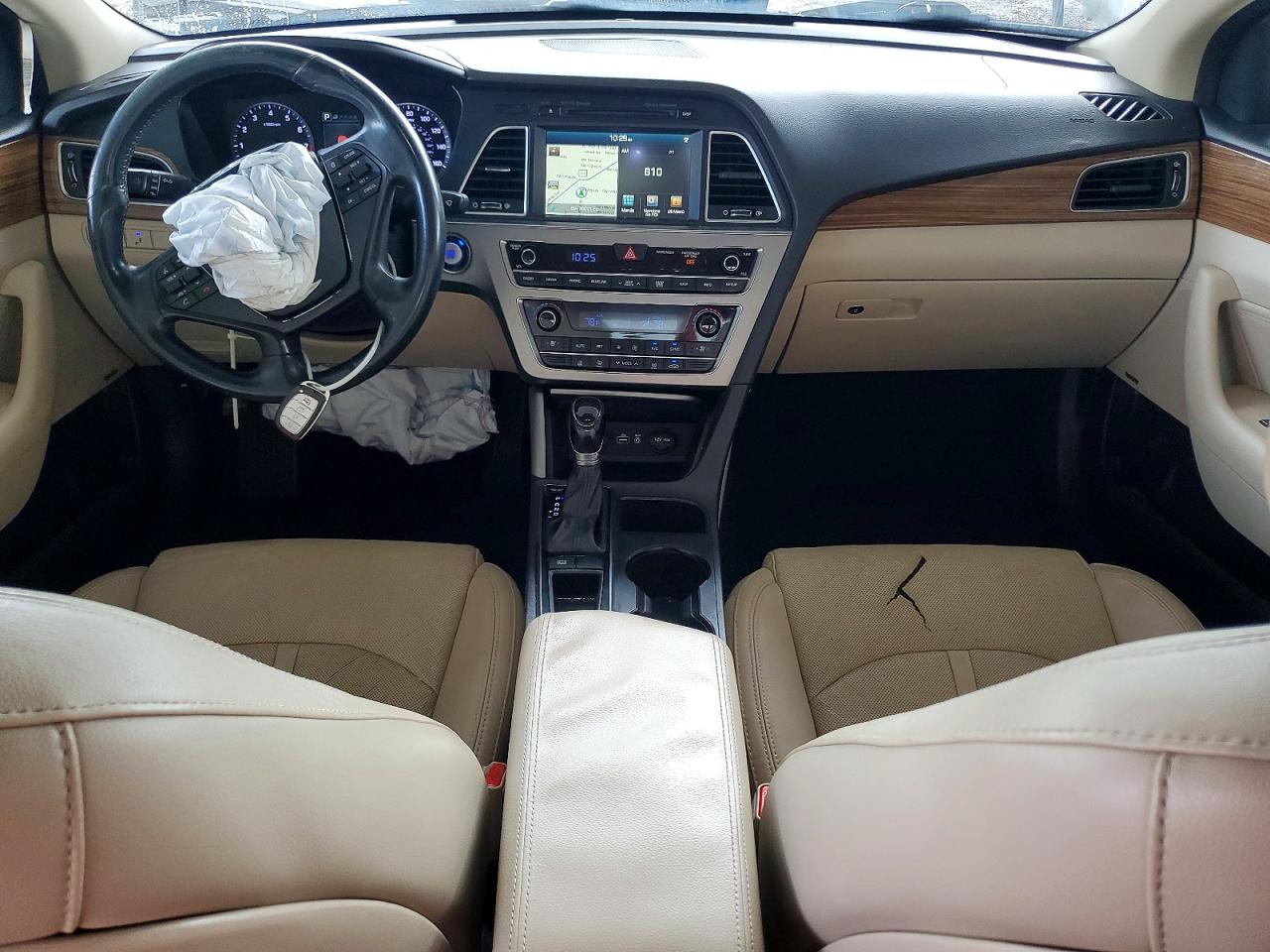 2015 Hyundai Sonata Limited White vin: 5NPE34AF8FH042144