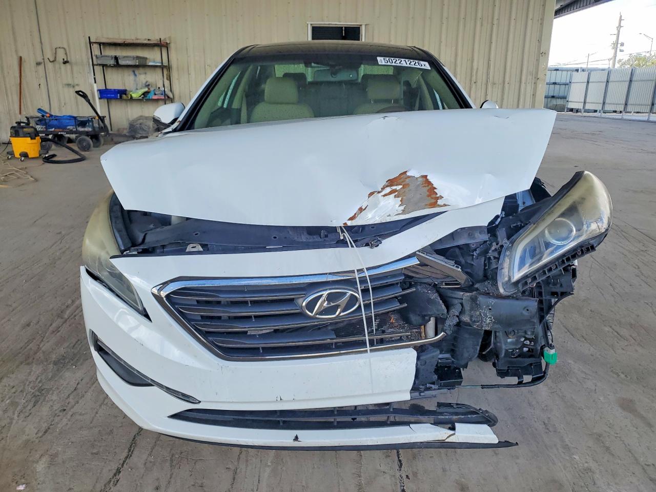 2015 Hyundai Sonata Limited White vin: 5NPE34AF8FH042144
