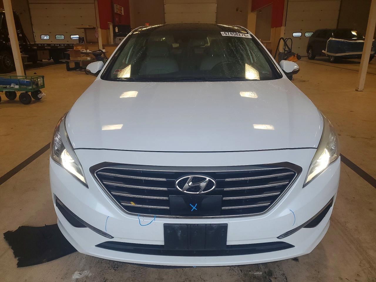 2015 Hyundai Sonata Limited White vin: 5NPE34AF8FH045416