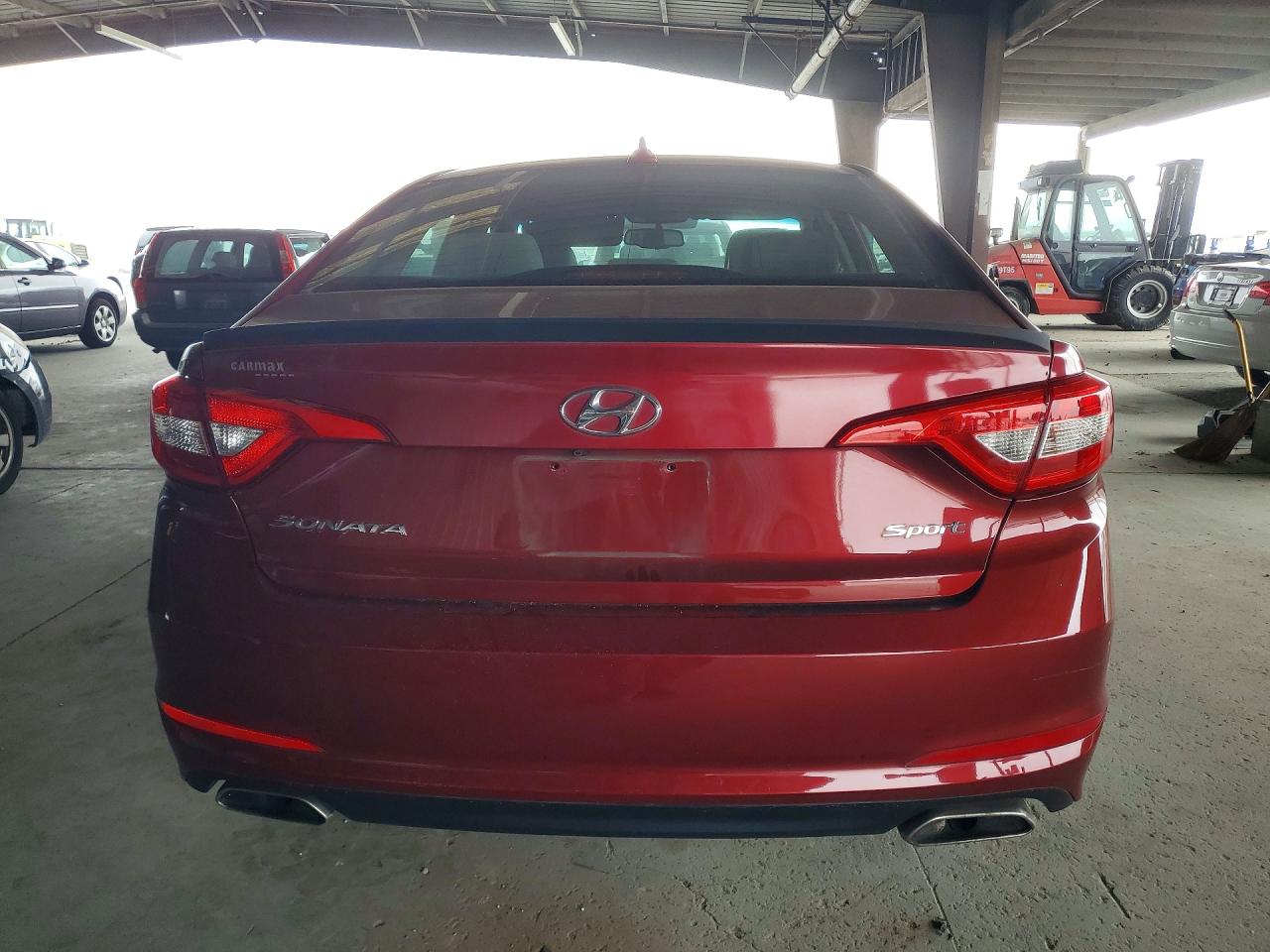 2015 Hyundai Sonata Sport Red vin: 5NPE34AF8FH046324