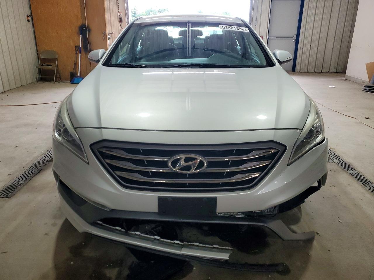 2015 Hyundai Sonata Sport Silver vin: 5NPE34AF8FH048154
