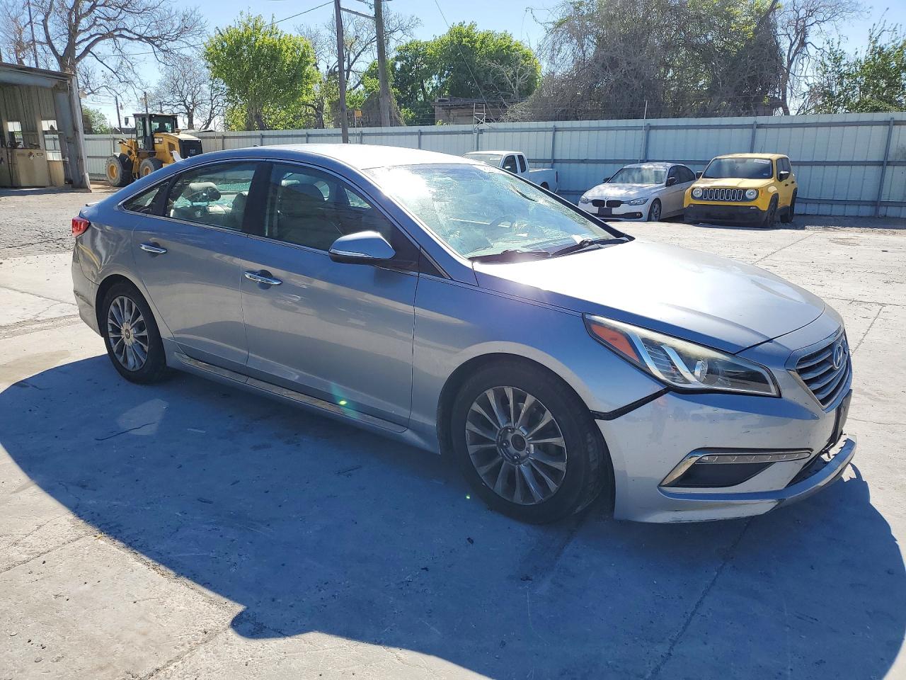 2015 Hyundai Sonata Limited Gray vin: 5NPE34AF8FH049224