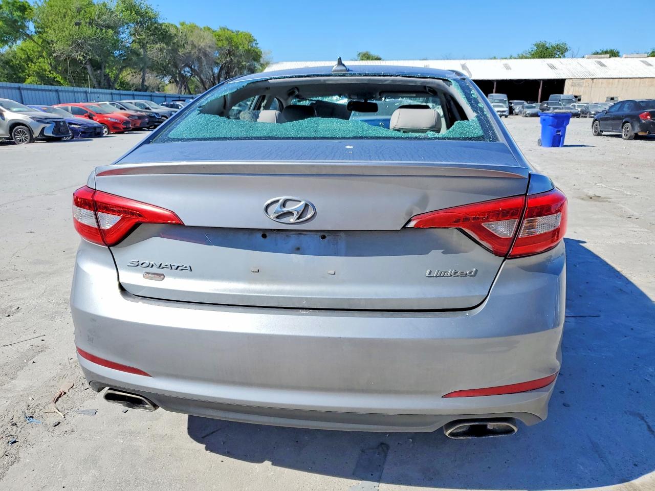 2015 Hyundai Sonata Limited Gray vin: 5NPE34AF8FH049224