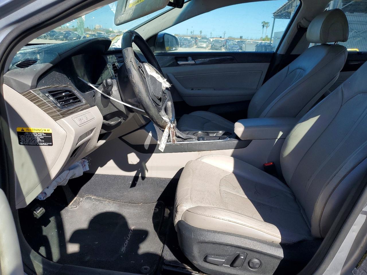 2015 Hyundai Sonata Limited Gray vin: 5NPE34AF8FH049224