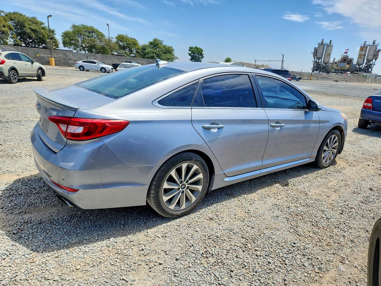 2015 Hyundai Sonata Sport Silver vin: 5NPE34AF8FH052611