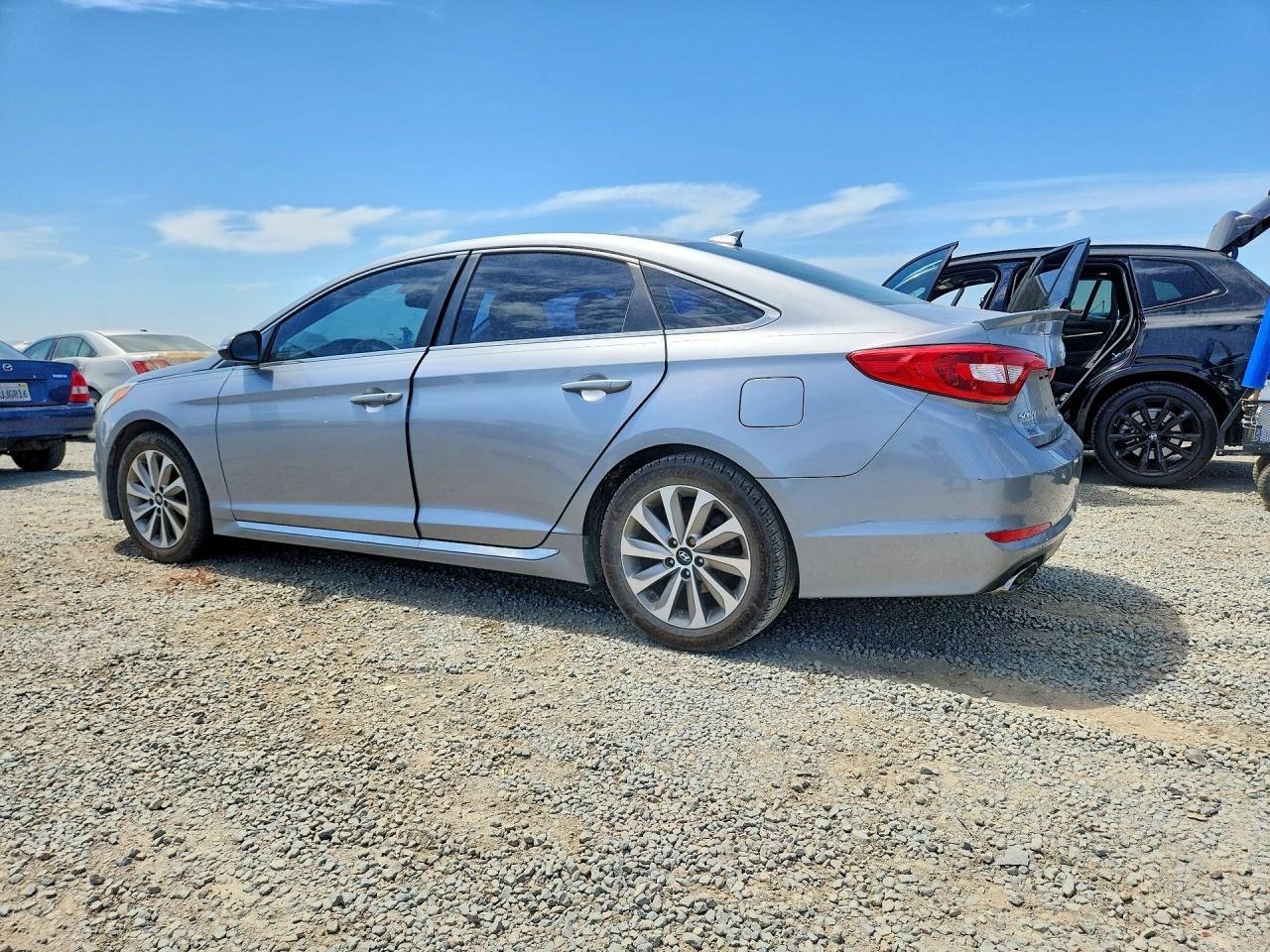 2015 Hyundai Sonata Sport Silver vin: 5NPE34AF8FH052611