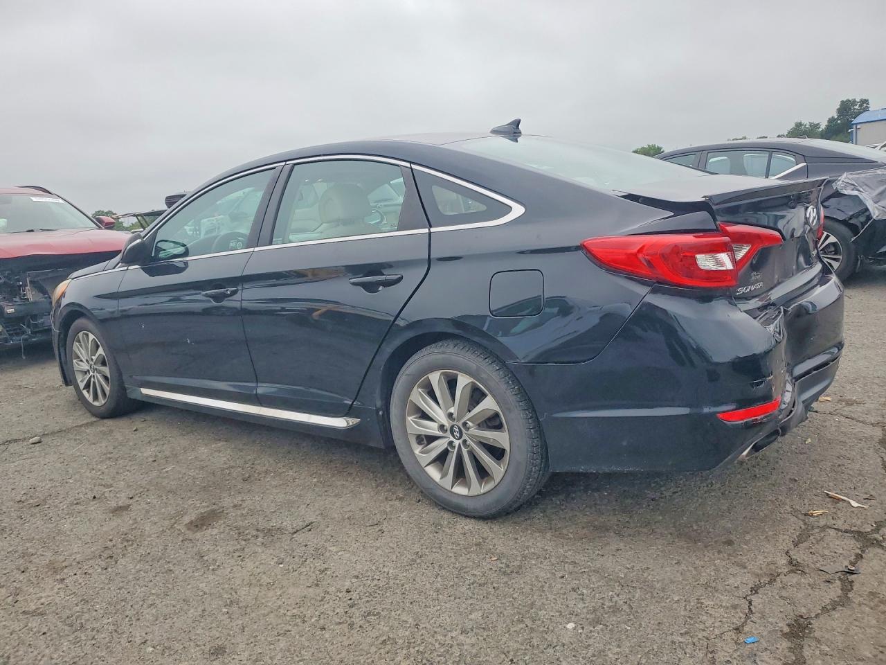2015 Hyundai Sonata Sport Black vin: 5NPE34AF8FH056495